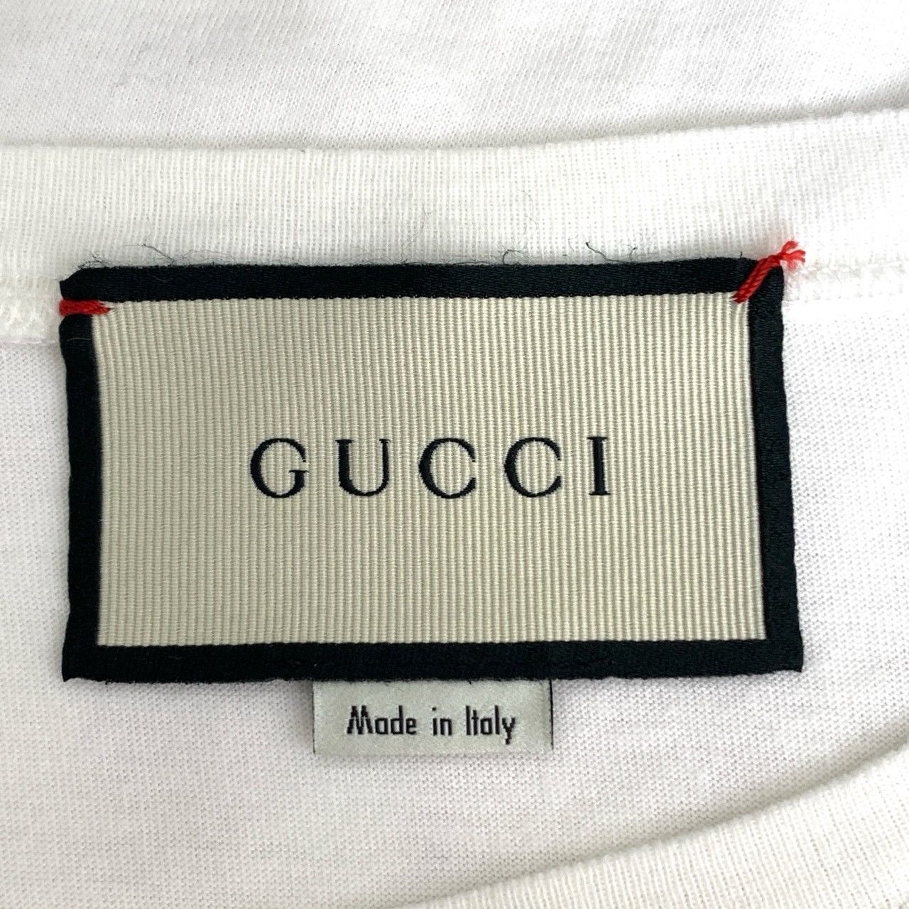 Gucci Gucci Logo Graphic Cotton Crewneck T-Shirt (Size S) Size S / US 4 / IT 40 - 4 Thumbnail