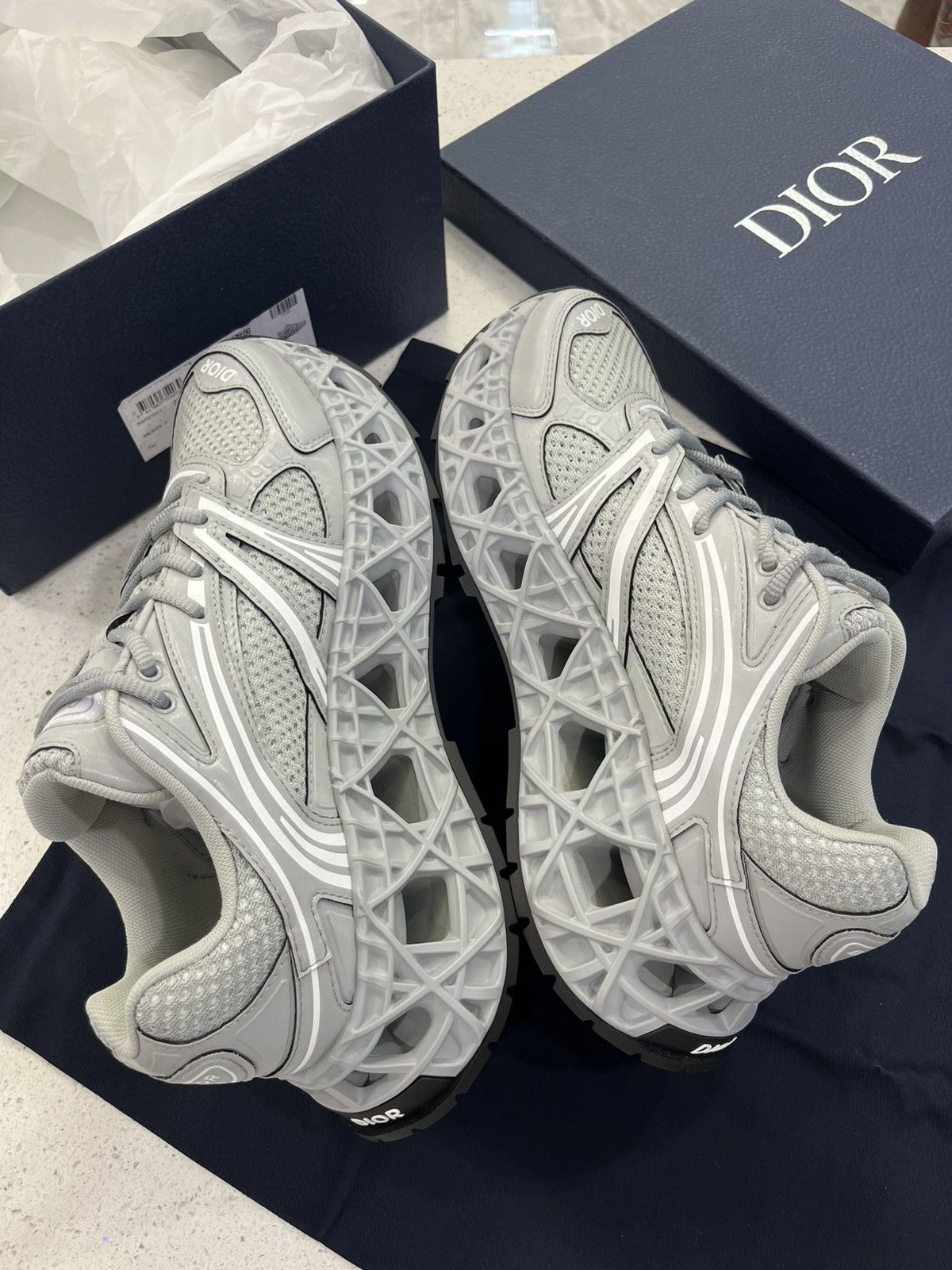 Dior Dior B35 NXXT Grey Sneakers Size US 8 / EU 41 - 4 Thumbnail