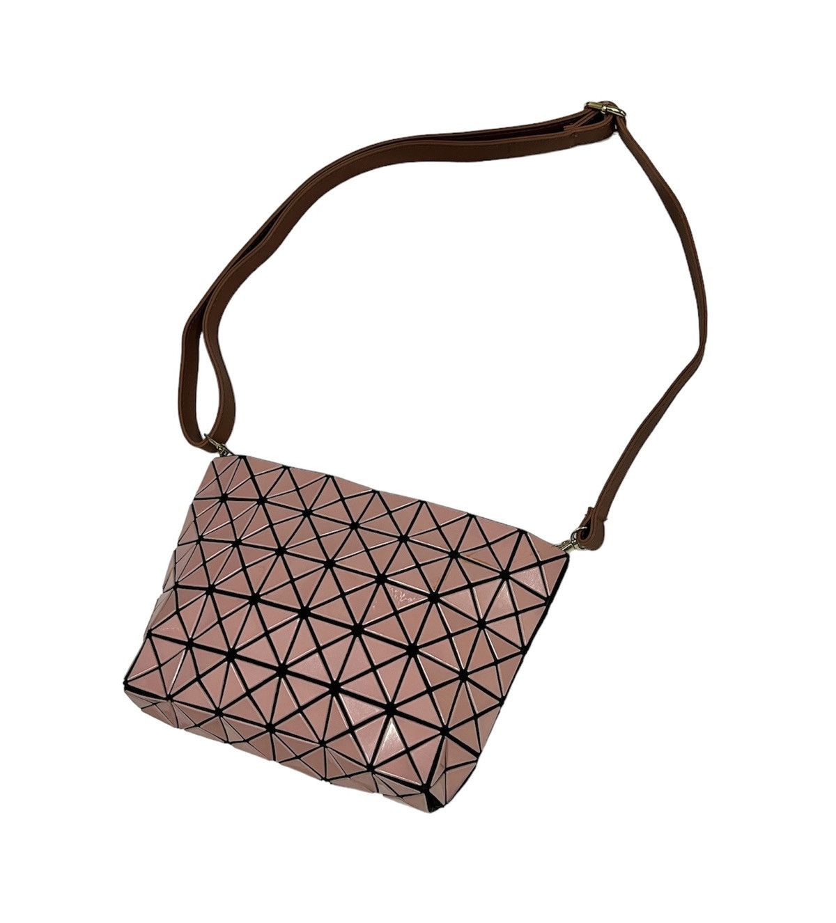 Issey Miyake BAO BAO ISSEY MIYAKE PINK GEOMETRIC JAPANESE BRAND SLING BAG Size ONE SIZE - 6 Thumbnail