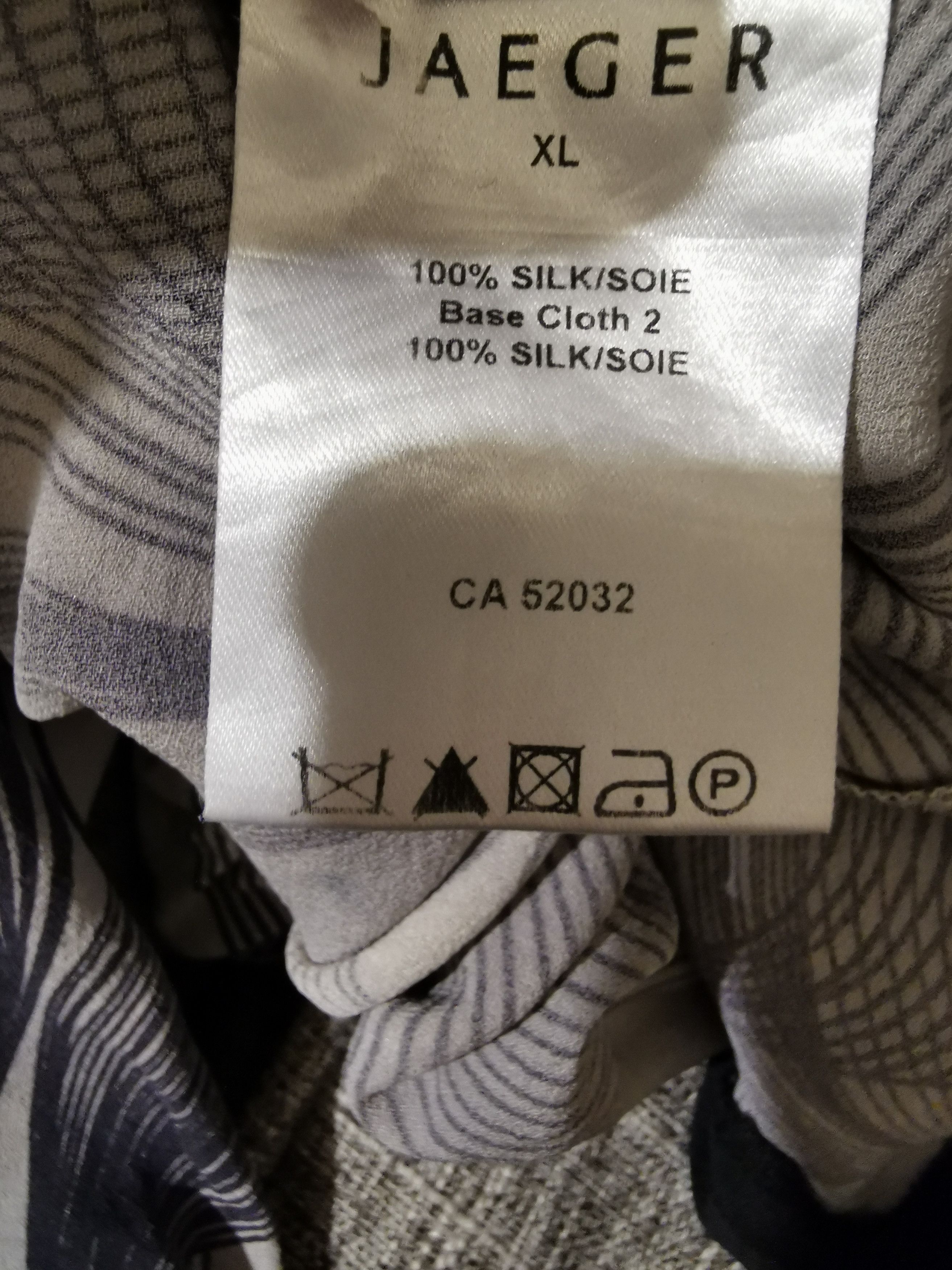 Jaeger Jaeger 100% silk blouse XL Size XL / US 12-14 / IT 48-50 - 2 Thumbnail