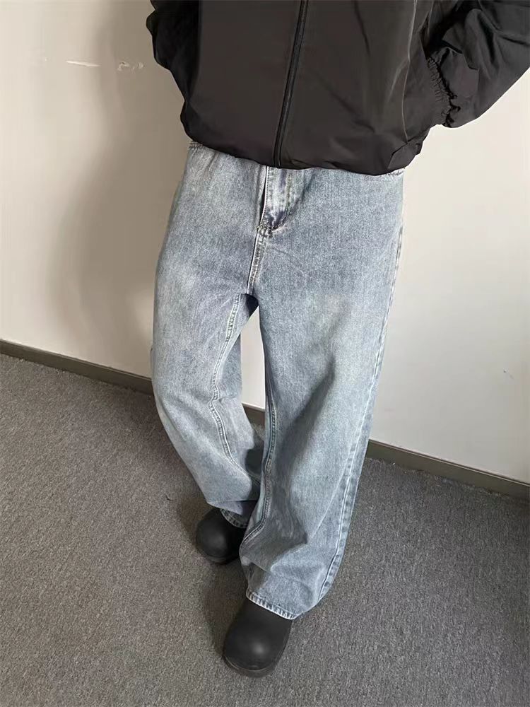 Japanese Brand × Jean Vintage wide leg loose fit straight leg jeans Size US 32 / EU 48 - 3 Thumbnail