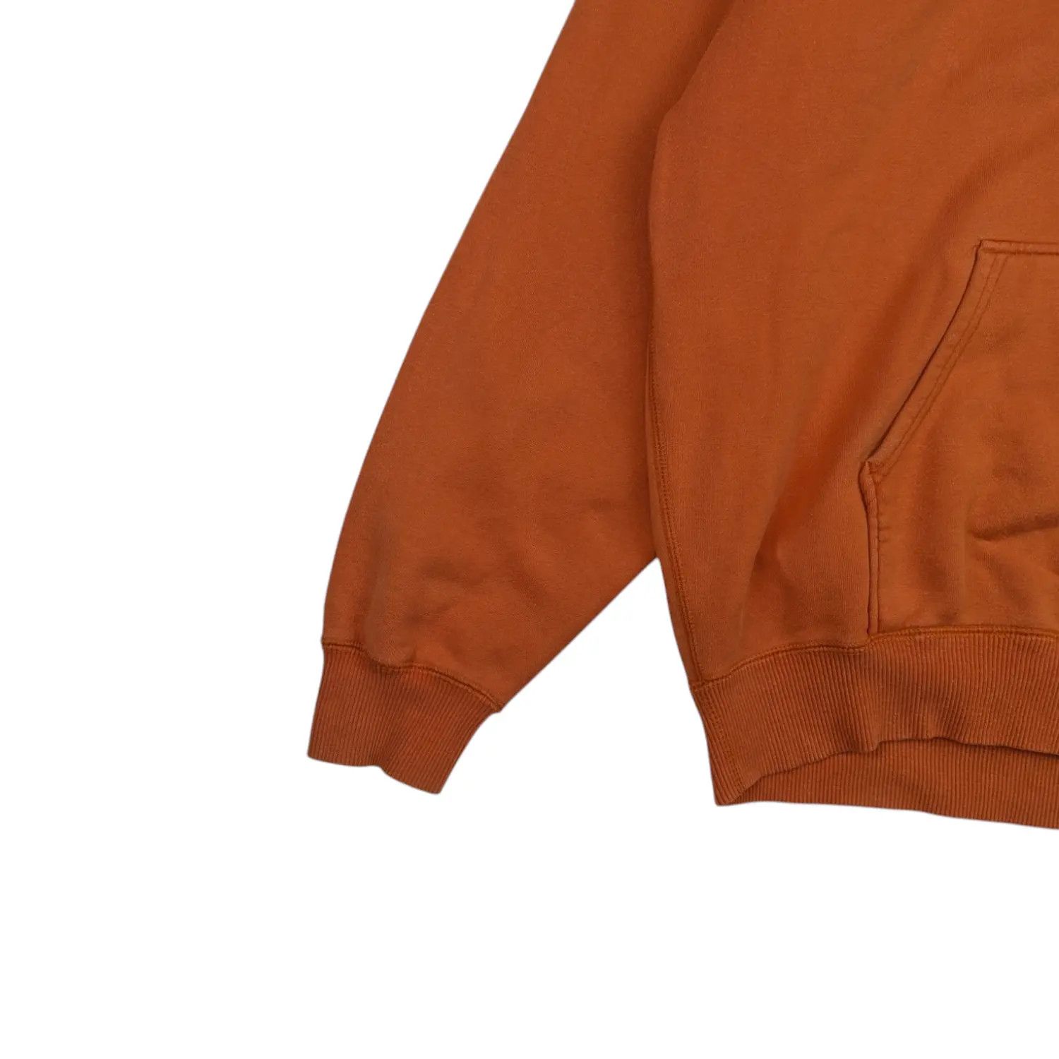 Japanese Brand × Uniqlo × Vintage Vintage 2000's UNIQLO Orange Plain Hoodie Jumper Sweatshirt Size US XL / EU 56 / 4 - 6 Thumbnail