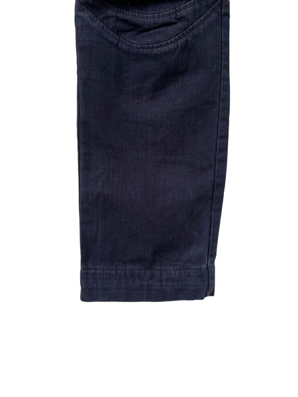 Designer Vintage MANIAC WORKS Japan Knee Patch Fade Black Pant Size US 34 / EU 50 - 10 Thumbnail