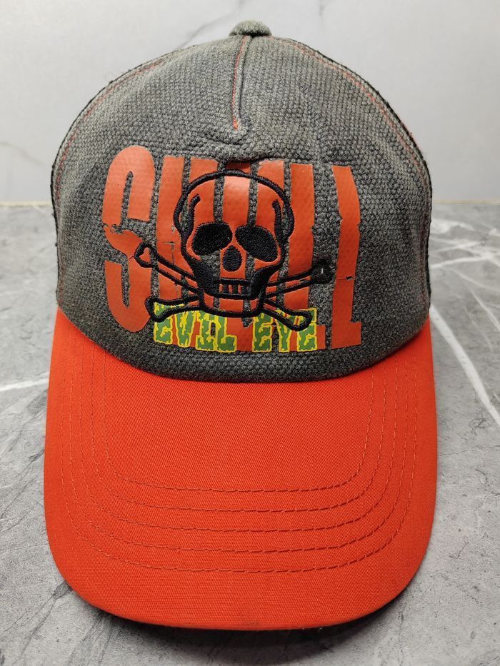 Vintage Vintage Skulls Evil Eye Trucker Hat Cap Size ONE SIZE - 2 Thumbnail