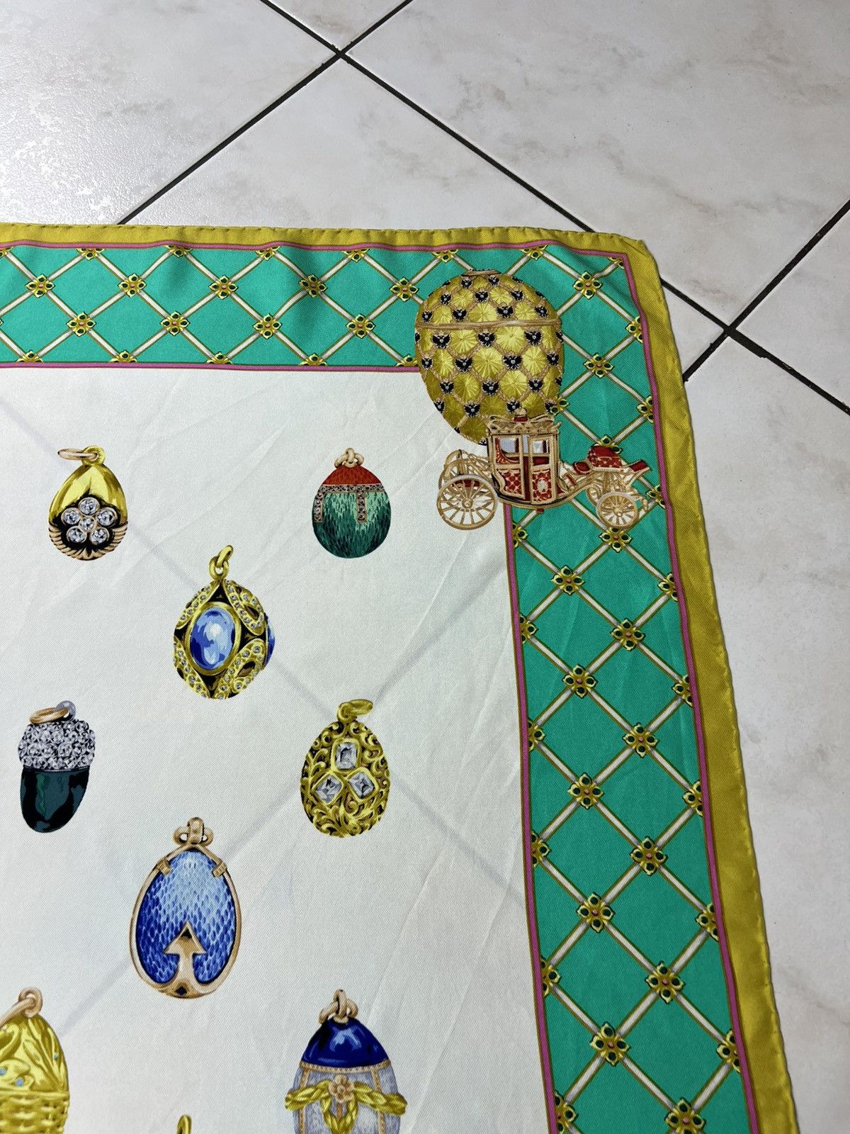 Vintage Vintage 90s Mantero VIII Collection silk handkerchief scarf Size ONE SIZE - 4 Thumbnail