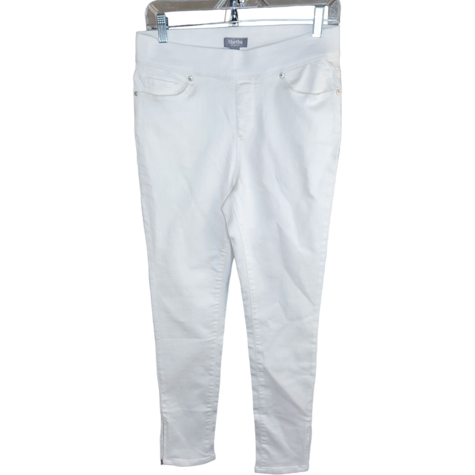 Other Martha Stewart Women's Jeans Size 4 Tall Knit Denim Ankle Size 27" / US 4 / IT 40 - 1 Thumbnail