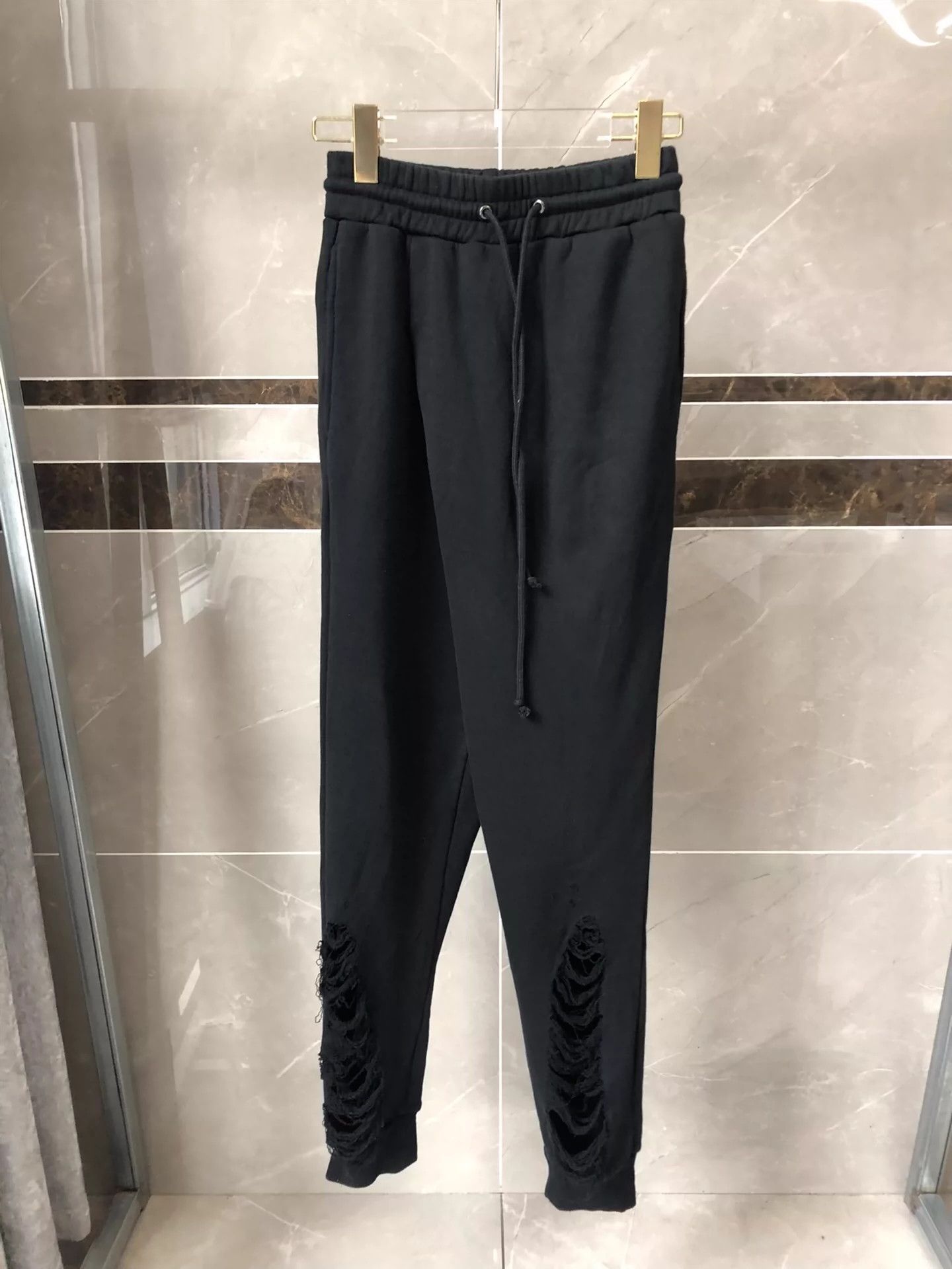 Maison MIHARA YASUHIRO Maison Mihara Yasuhiro Harun sweatpants with holes Grailed