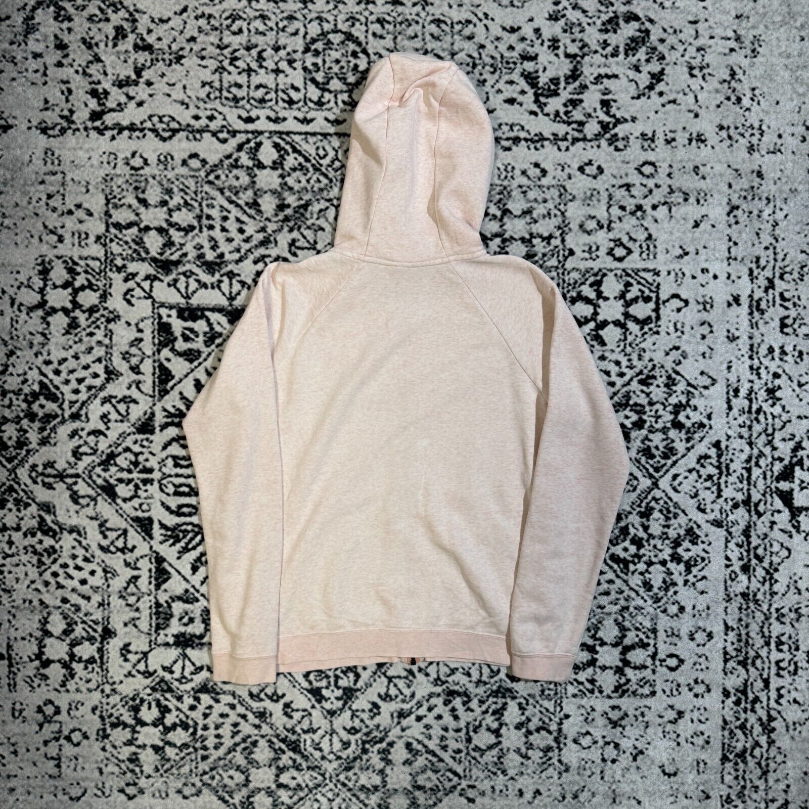 Nike × Vintage Vintage Nike Women's Pink Cotton Zip Hoodie Size S Tech Size US S / EU 44-46 / 1 - 12 Thumbnail