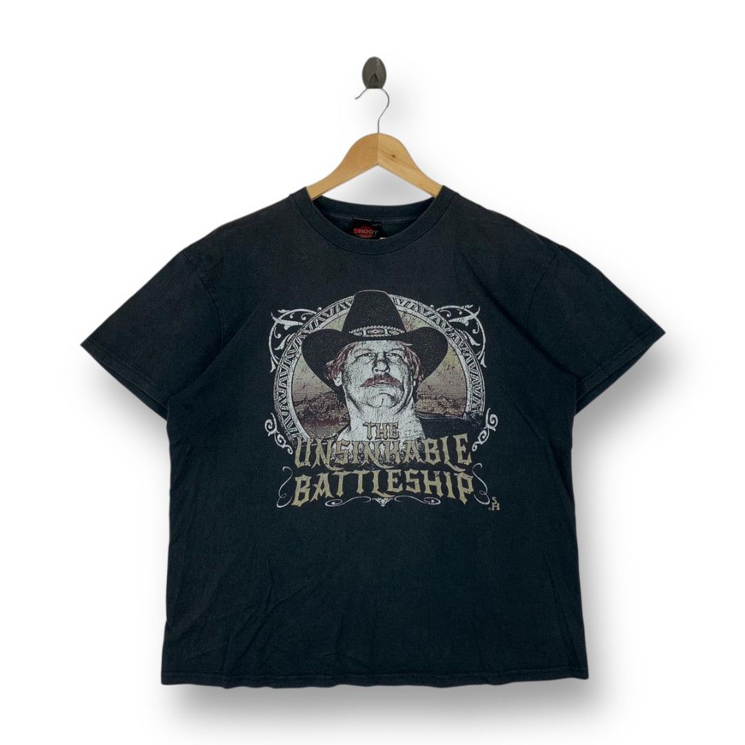 Other Vintage Stan Hansen The Unsinkable Battleship Wrestling Tee Size US XL / EU 56 / 4 - 1 Thumbnail