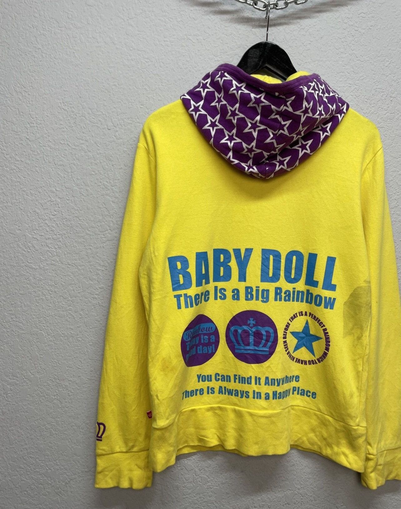 Japanese Brand Vintage Y2K Baby Doll Japanese Style Zip Hoodie Wiwiene Size US M / EU 48-50 / 2 - 8 Thumbnail