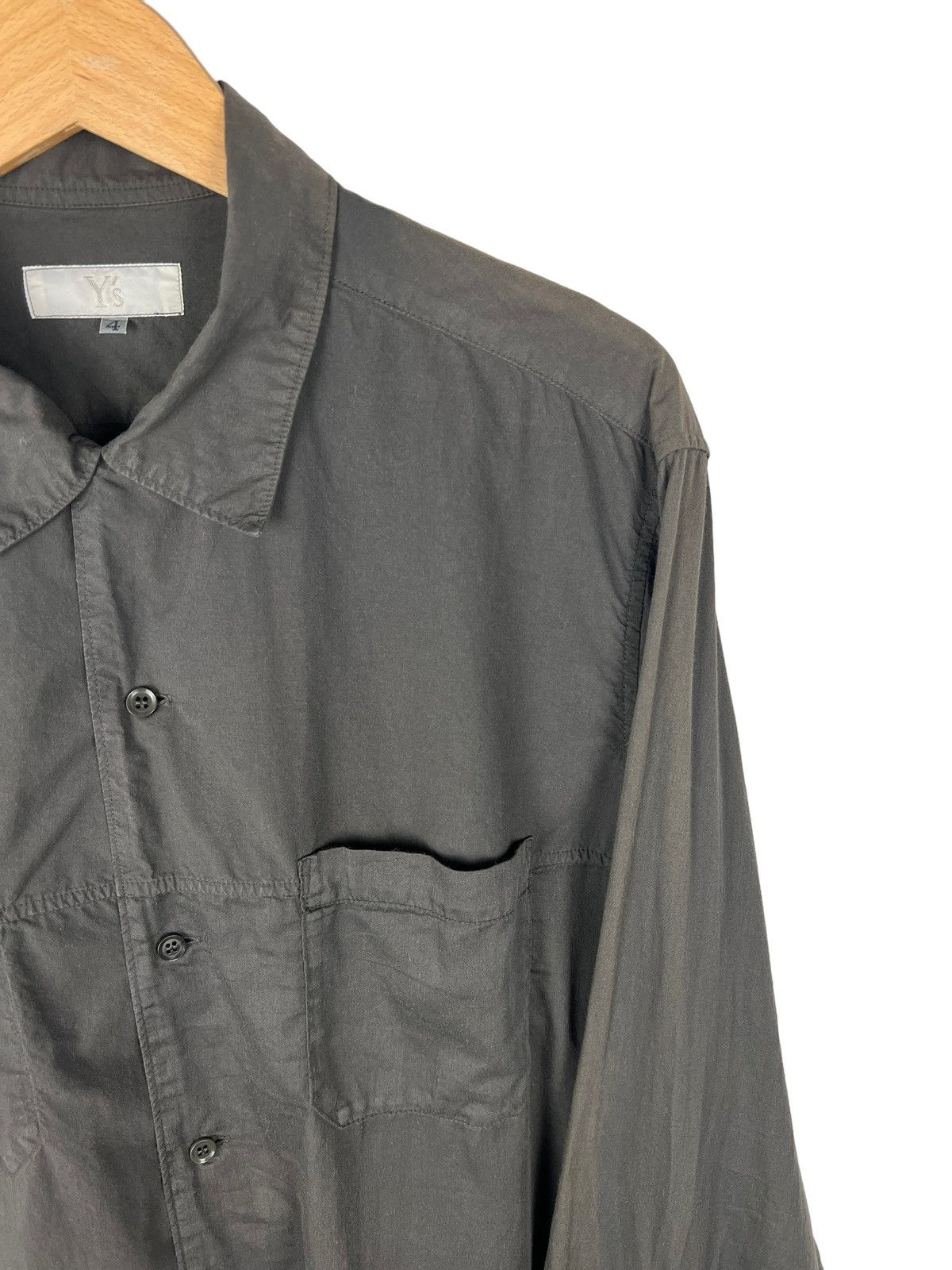 Y's Y’s Double Pocket Black Broad Shirts Size US L / EU 52-54 / 3 - 10 Thumbnail