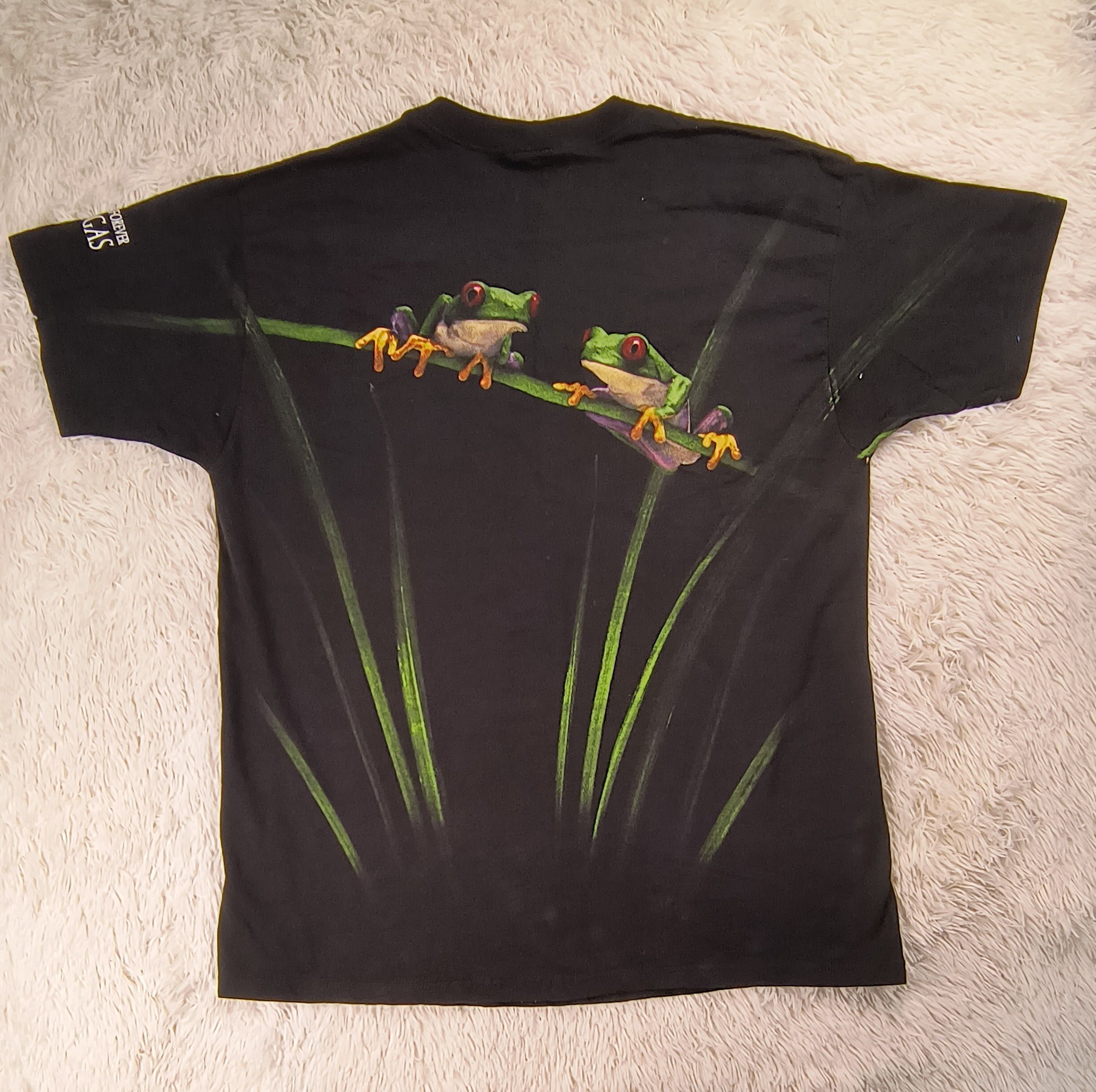 Vintage Vintage AOP frogs 90s tee Size US XL / EU 56 / 4 - 5 Thumbnail