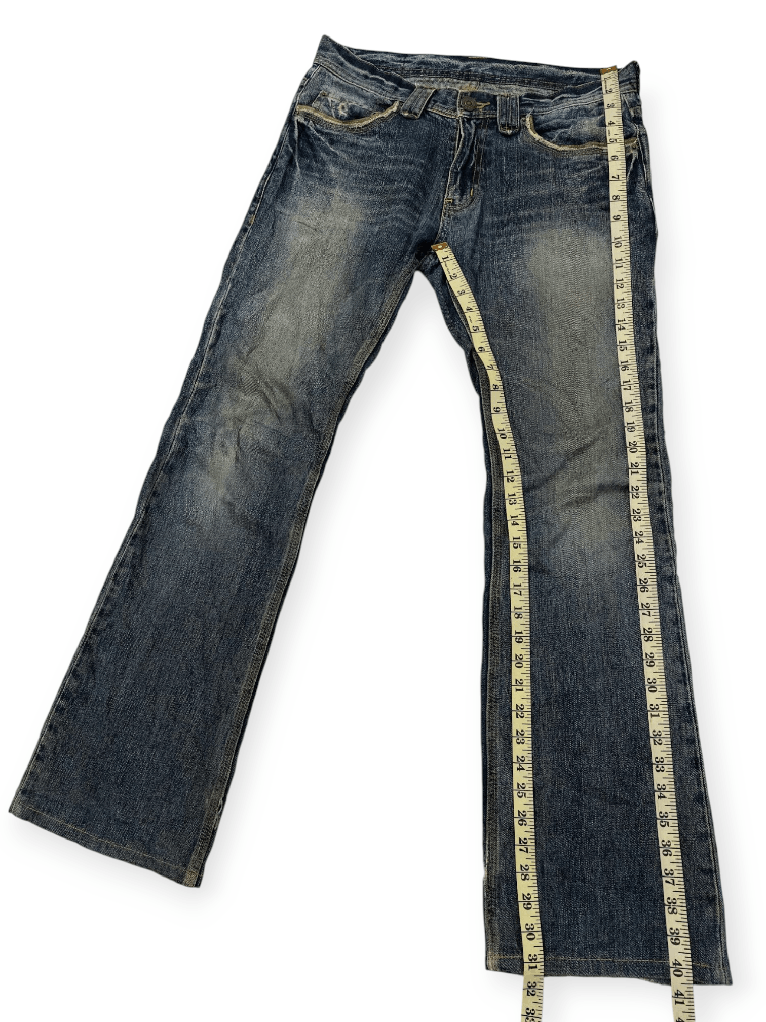 Vintage Vintage Edge Ruppert Punk Flare Denim Size US 32 / EU 48 - 21 Thumbnail