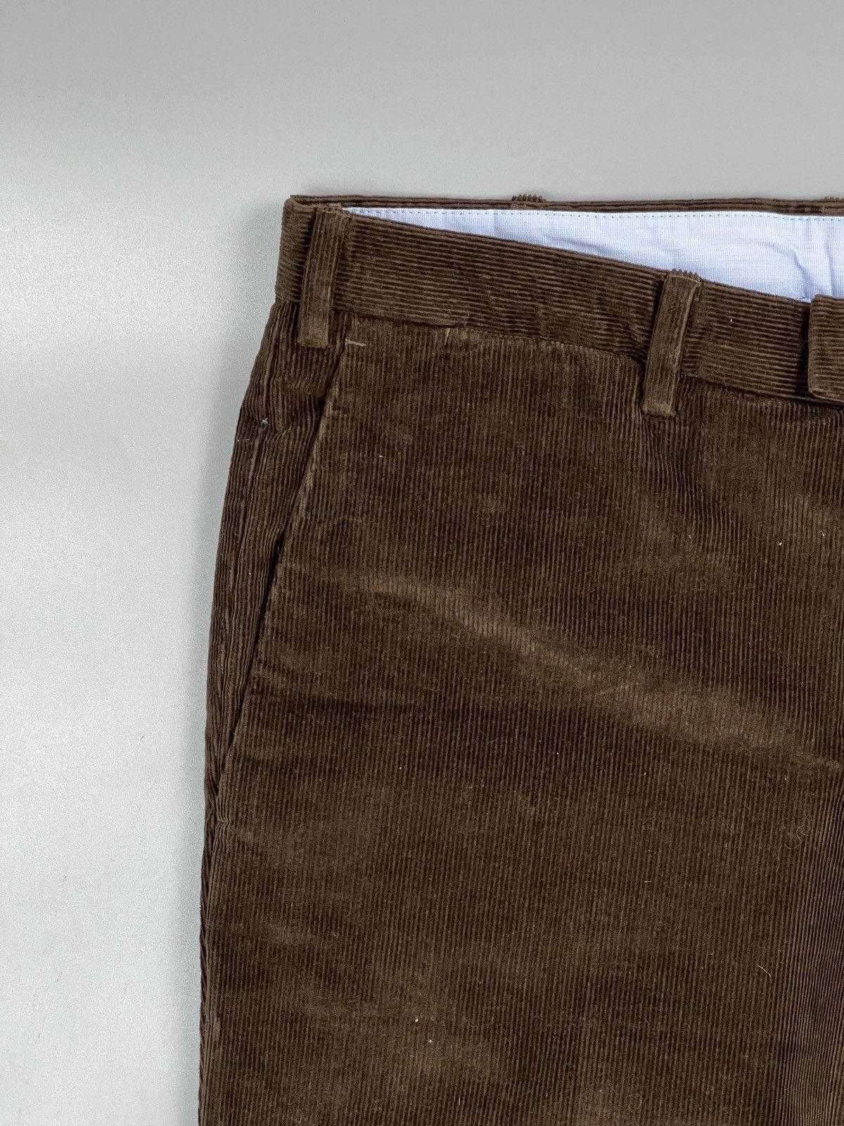 Polo Ralph Lauren NWOT Polo Ralph Lauren Brown Corduroy Trousers Pants (Y0603) Size US 36 / EU 52 - 3 Thumbnail