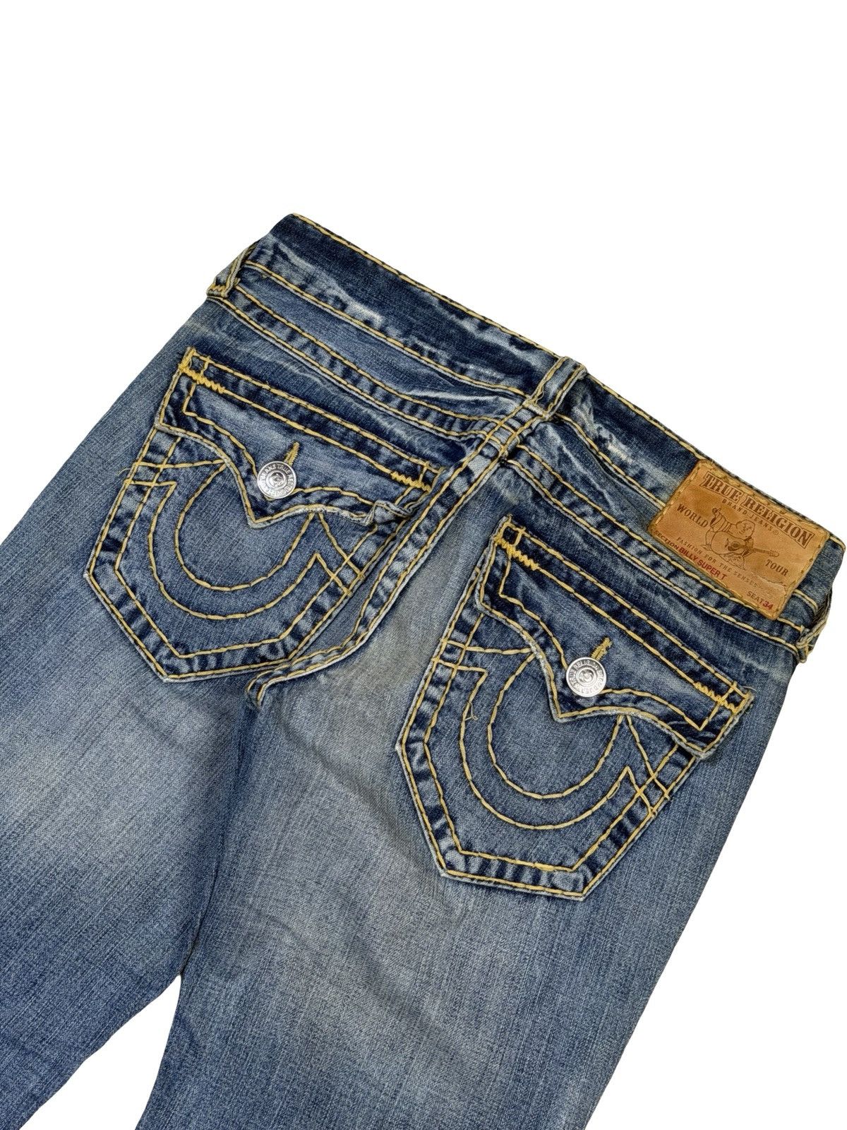 True Religion True religion Billy Super T yellow thread Size US 30 / EU 46 - 15 Thumbnail