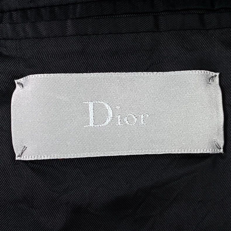Dior Dior Black geometric line wool lapel single-breasted long-s Size 50R - 5 Thumbnail