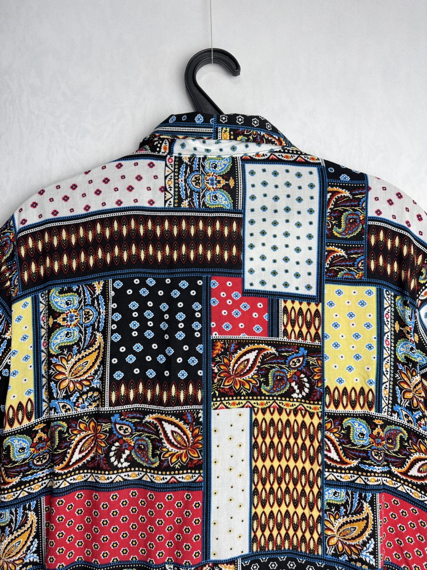 Other Men’s patchwork batik print button up shirt Size US L / EU 52-54 / 3 - 9 Thumbnail