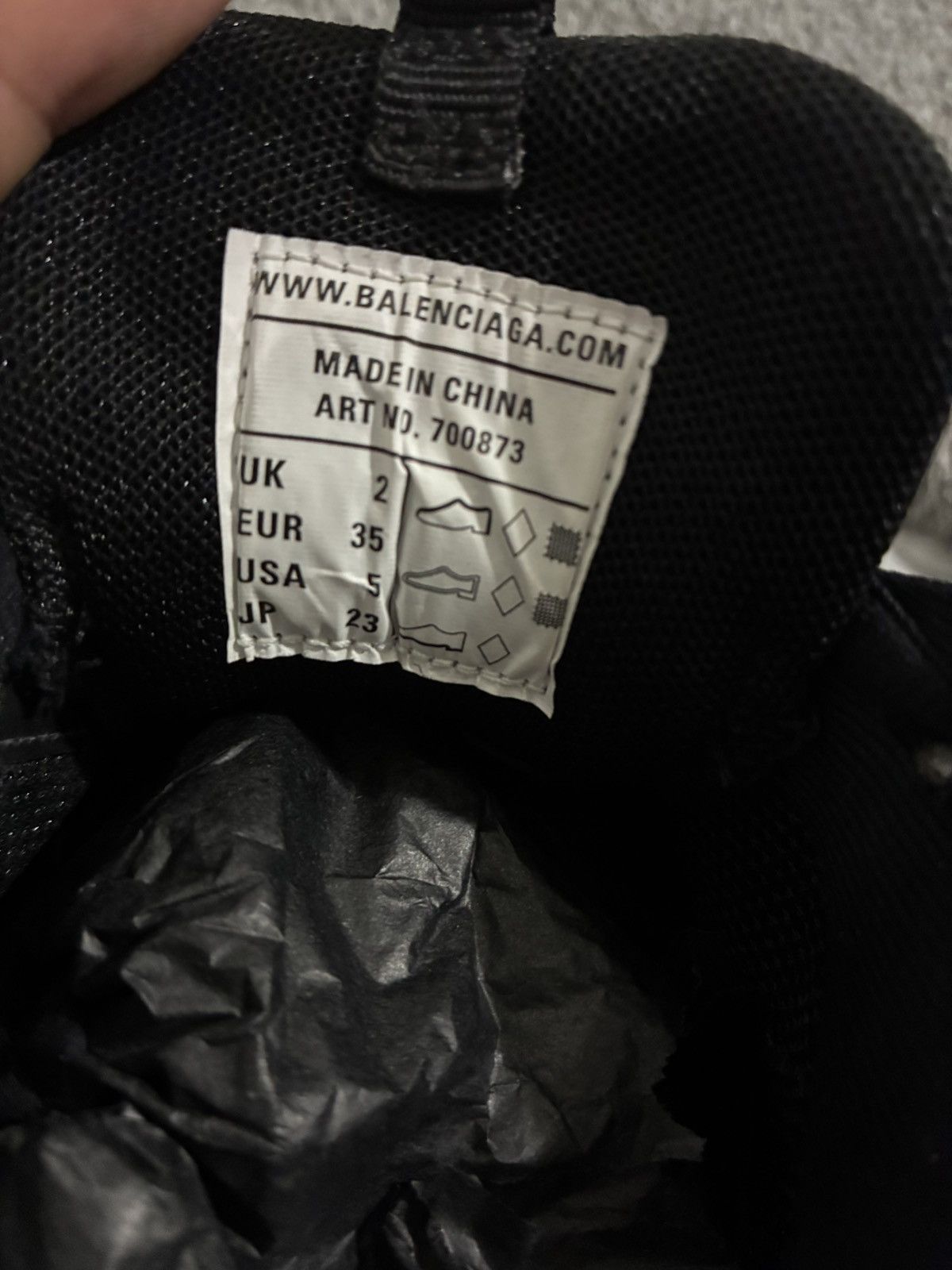 Balenciaga Balenciaga Track V3 Size 35 Size US 5 / EU 37 - 6 Thumbnail