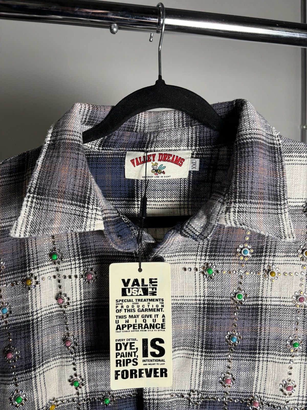 Vale Vale Forever Sky Gems Flannel 'Navy' Size US XXL / EU 58 / 5 - 3 Thumbnail