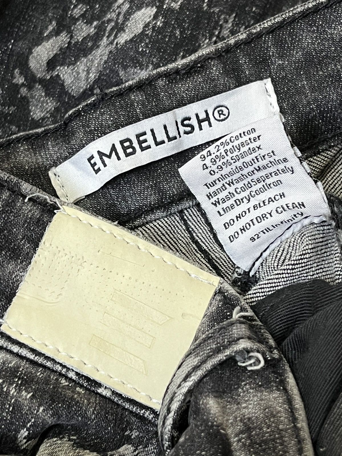 Embellish SICK🔥JAPANESE EMBELLISH STRETCH COTTON DISTRESS STYLE JEANS Size US 40 / EU 56 - 22 Thumbnail