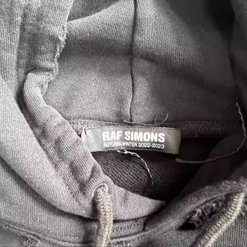 Raf Simons Raf Simons 22aw Destroyed Portrait Hooded Sweatshirt-2505 Size US M / EU 48-50 / 2 - 3 Thumbnail