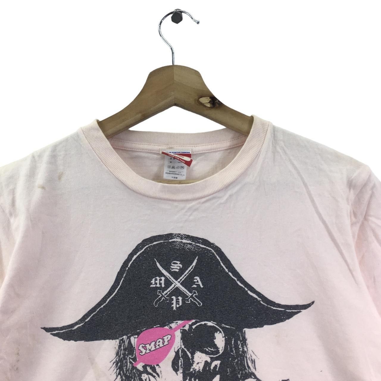 Beams Plus Vtg BEAMS x SMAP JAPAN Band J Pop Pink Tee Shirt Idol Size S / US 4 / IT 40 - 2 Thumbnail