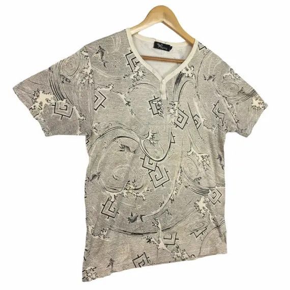 Vintage Vtg PAGONG KYOTO JAPAN Turtle All Over Print Tee Shirt Size US L / EU 52-54 / 3 - 3 Thumbnail