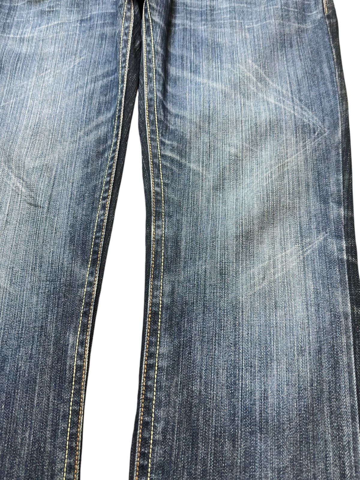 Hysteric Glamour Vintage Blue Spencer Double Waist Clawkmark Denim Size US 32 / EU 48 - 3 Thumbnail