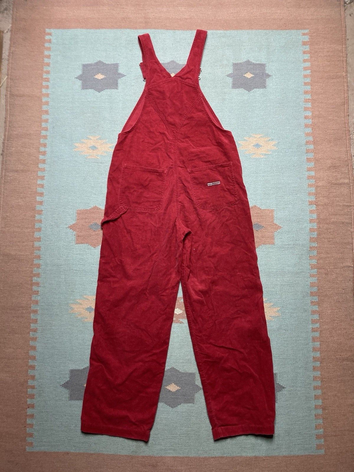 Vintage Union bay overalls jeans velour soft cotton y2k skater small Size US 34 / EU 50 - 5 Thumbnail
