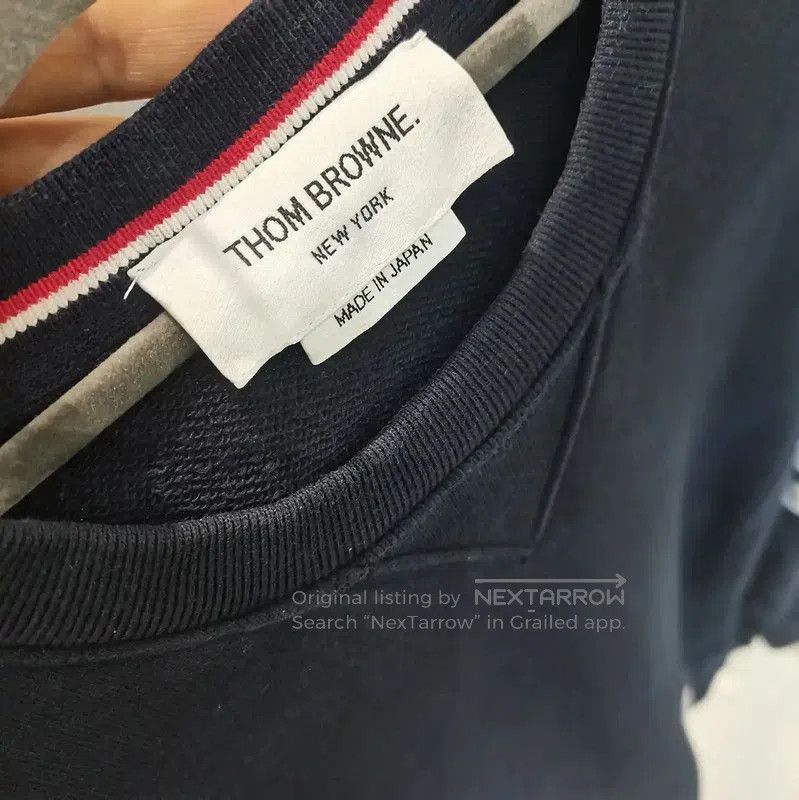 Thom Browne Thom Browne Navy Cotton Women's Sweatshirt . Size S / US 4 / IT 40 - 5 Thumbnail