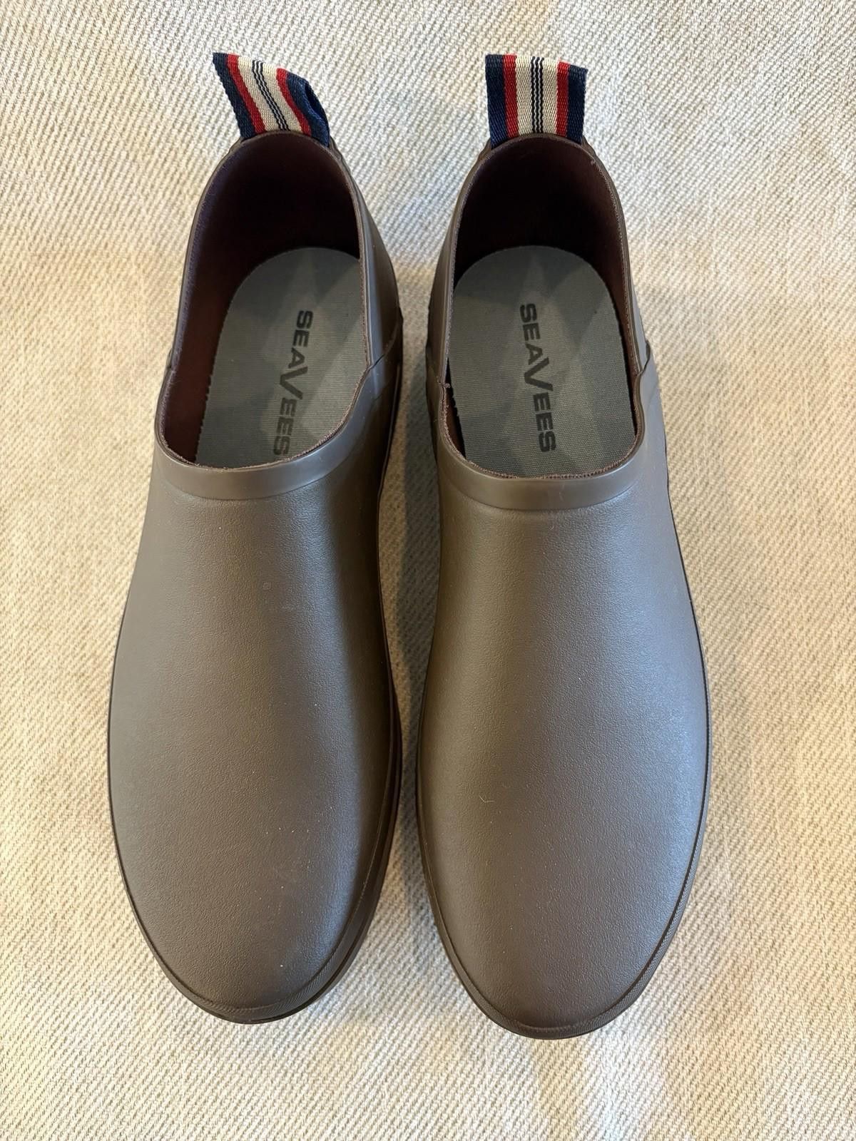 SeaVees Seavees Clog Coffee Rubber Men's Size 13 Waterproof Shoes Size US 13 / EU 46 - 1 Thumbnail