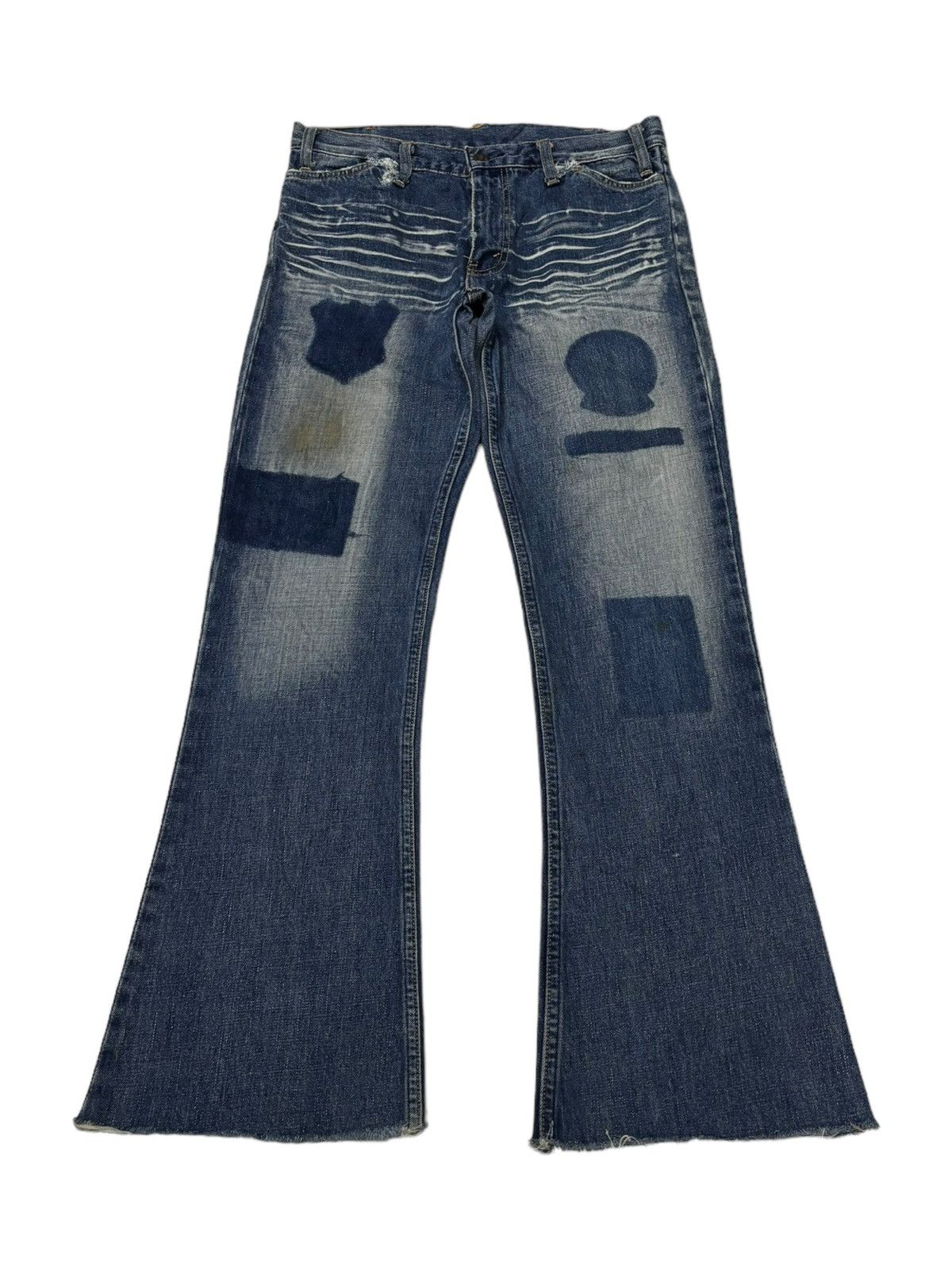 Levi's × Vintage 🔥Vintage Levis 646 Orange Tab Flare Jeans Distressed Denim Size US 32 / EU 48 - 1 Thumbnail