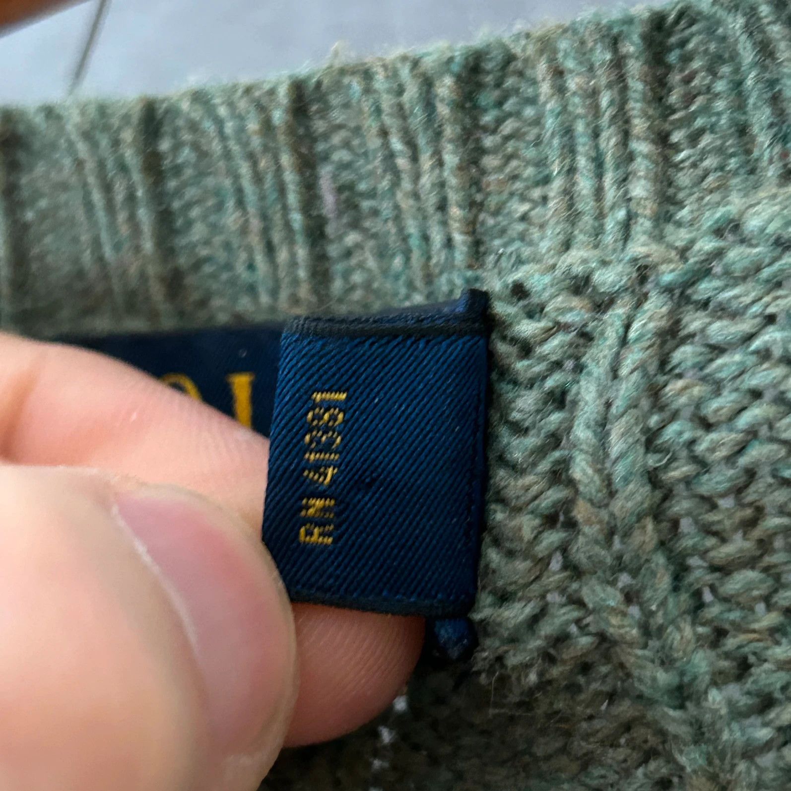 Designer × Polo Ralph Lauren × Ralph Lauren Polo Ralph Lauren knitwear mini logo pony khaki old money Size US S / EU 44-46 / 1 - 7 Thumbnail