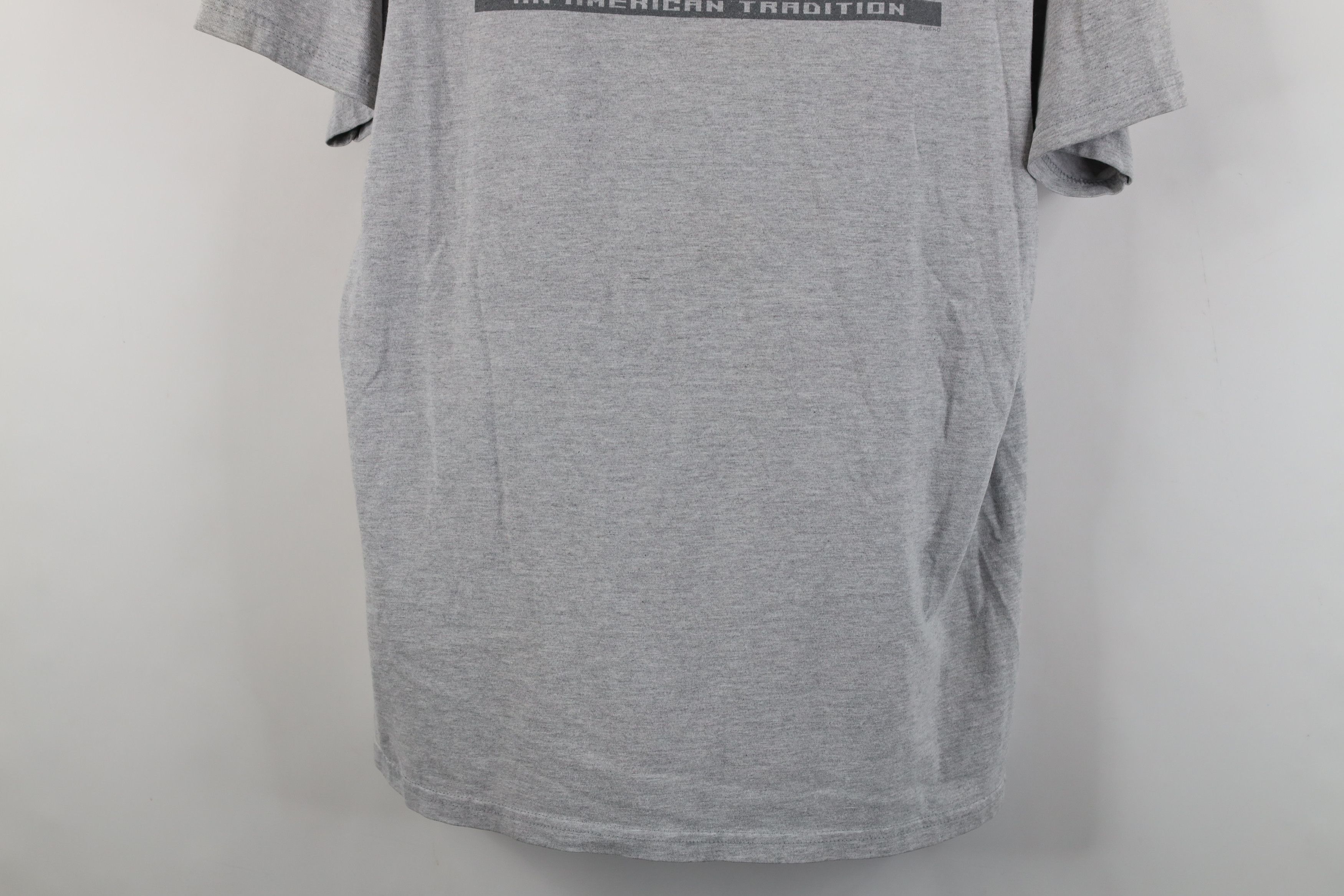 Harley Davidson Vintage Y2K 2005 Harley Davidson Fire Flames T-Shirt Gray Size US L / EU 52-54 / 3 - 3 Thumbnail