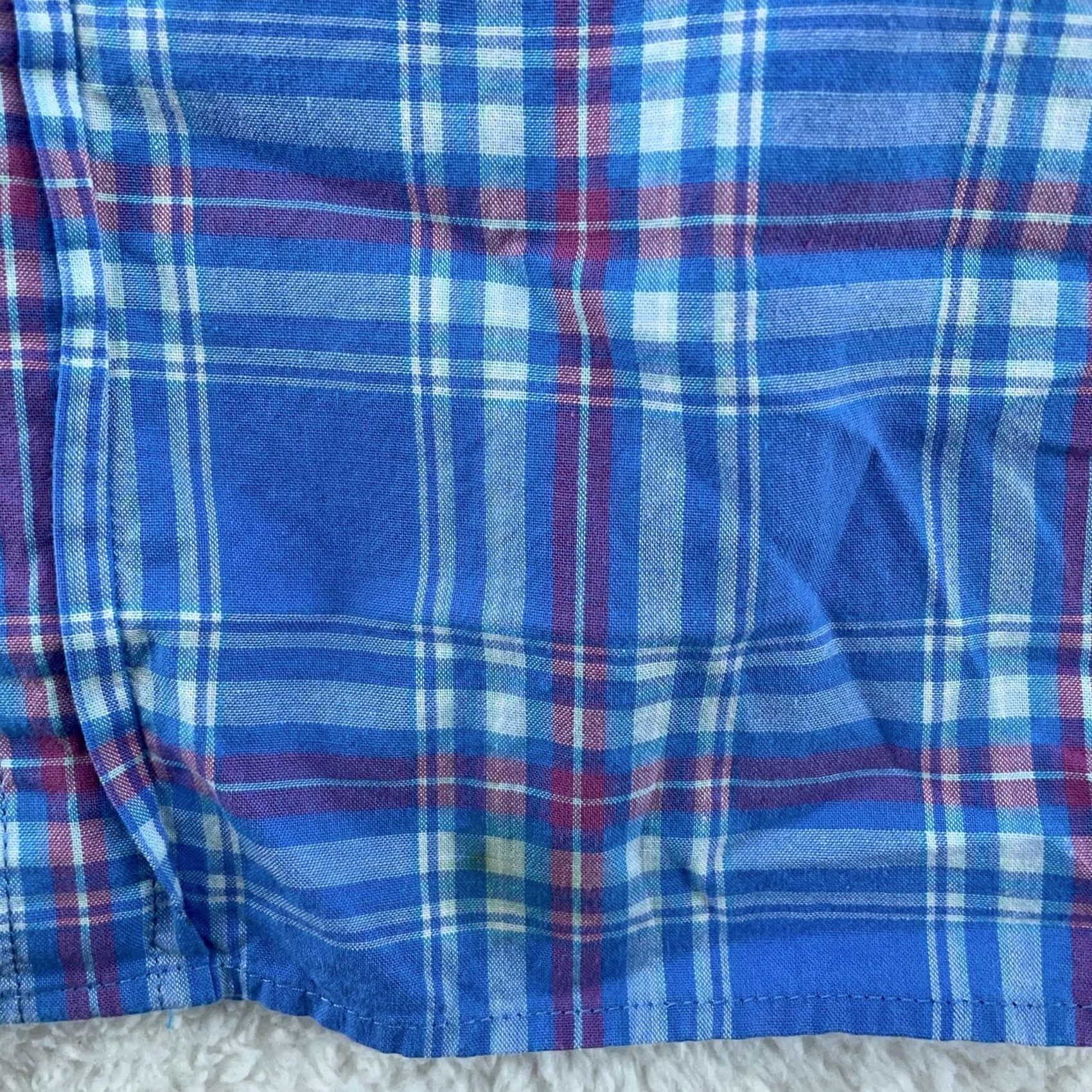 Vineyard Vines Vineyard Vines Tucker Shirt Mens 2XL Blue Plaid Long Sleeve Slim Fit Button Down Size US XXL / EU 58 / 5 - 4 Thumbnail