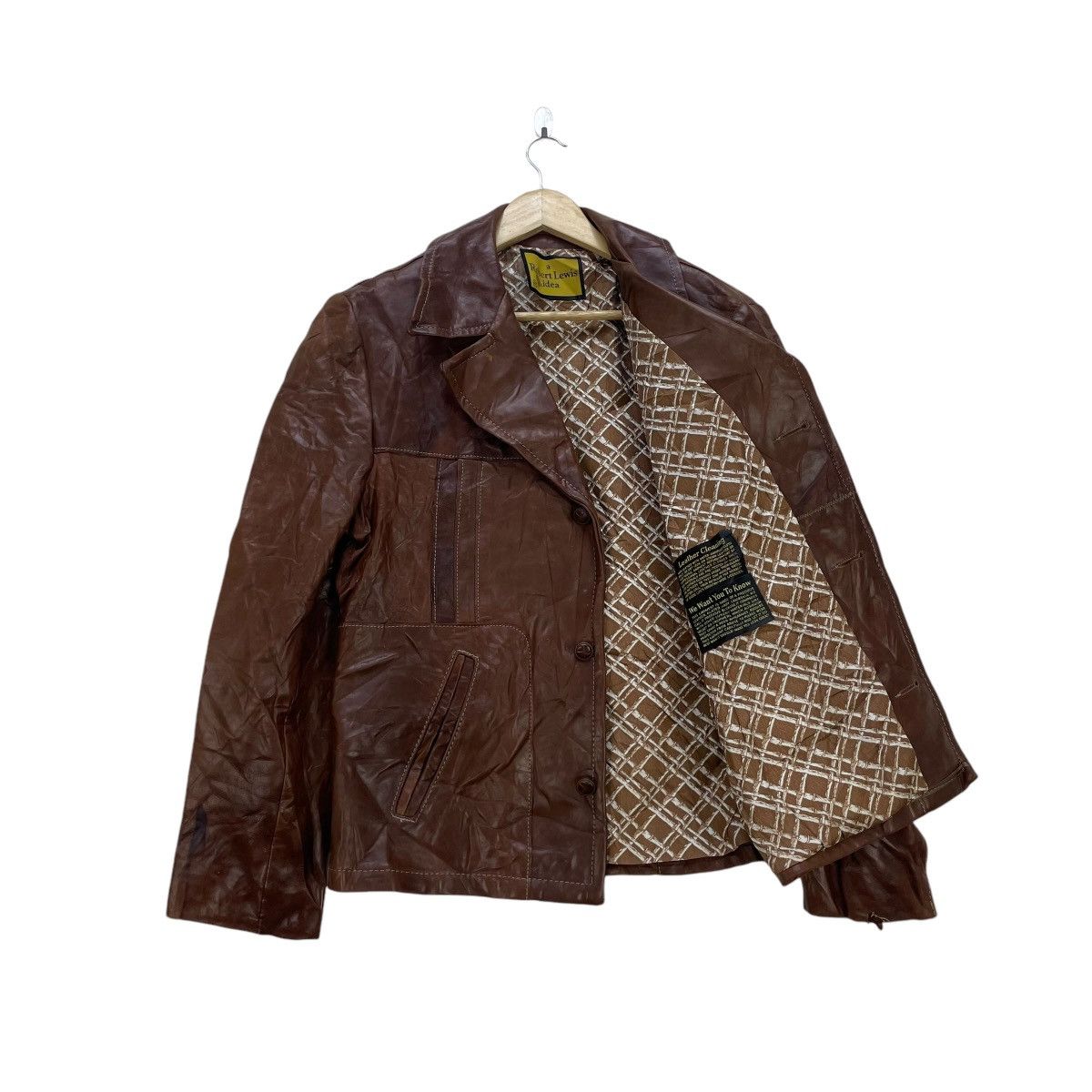 Japanese Brand × Vintage Vintage Japanese Brand Robert Lewis Leather Jacket Size US M / EU 48-50 / 2 - 3 Thumbnail
