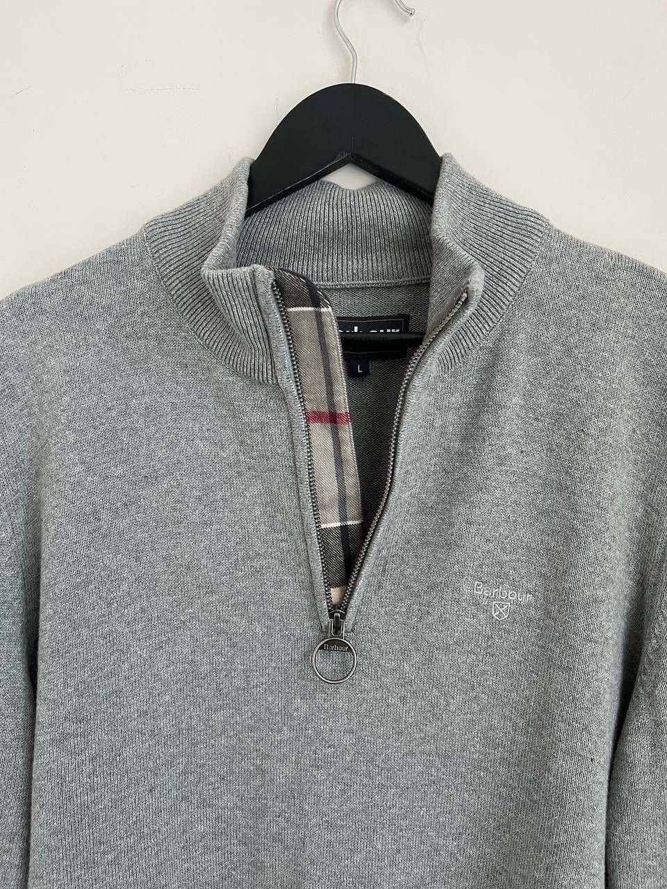 Barbour Barbour men's zipped sweater size L Size US L / EU 52-54 / 3 - 3 Thumbnail