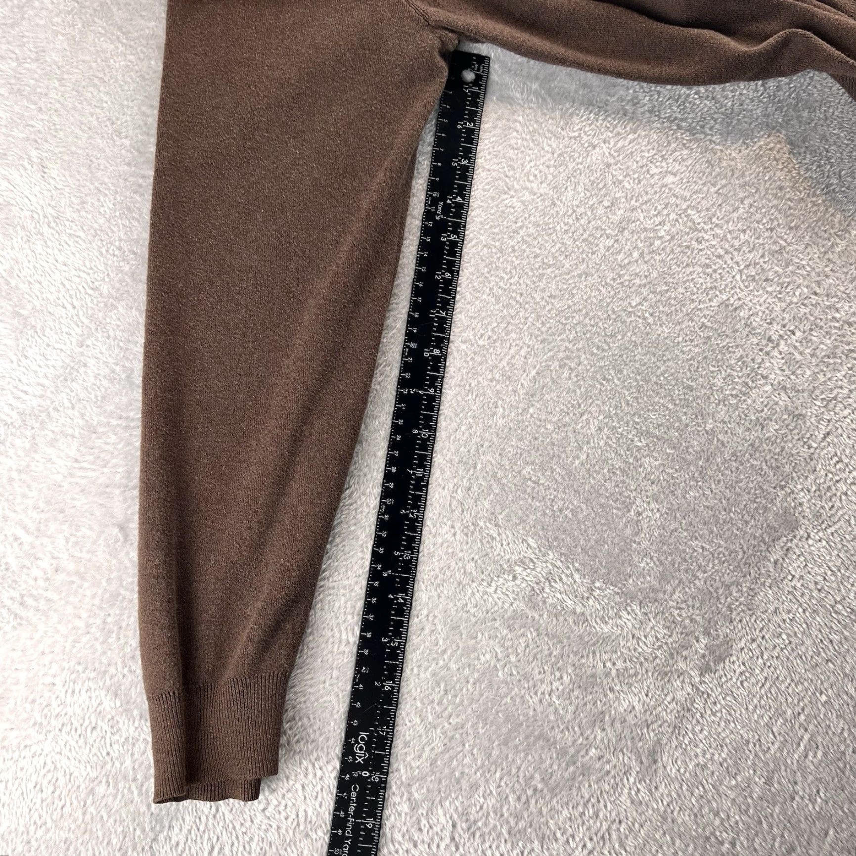 Polo Ralph Lauren VTG Polo Ralph Lauren V Neck SweatER Pima Cotton Mens XL Brown Logo Zipper Knit Pullover Casual, Travel 3-Season Sports Mens XL Brown Size US XL / EU 56 / 4 - 4 Thumbnail