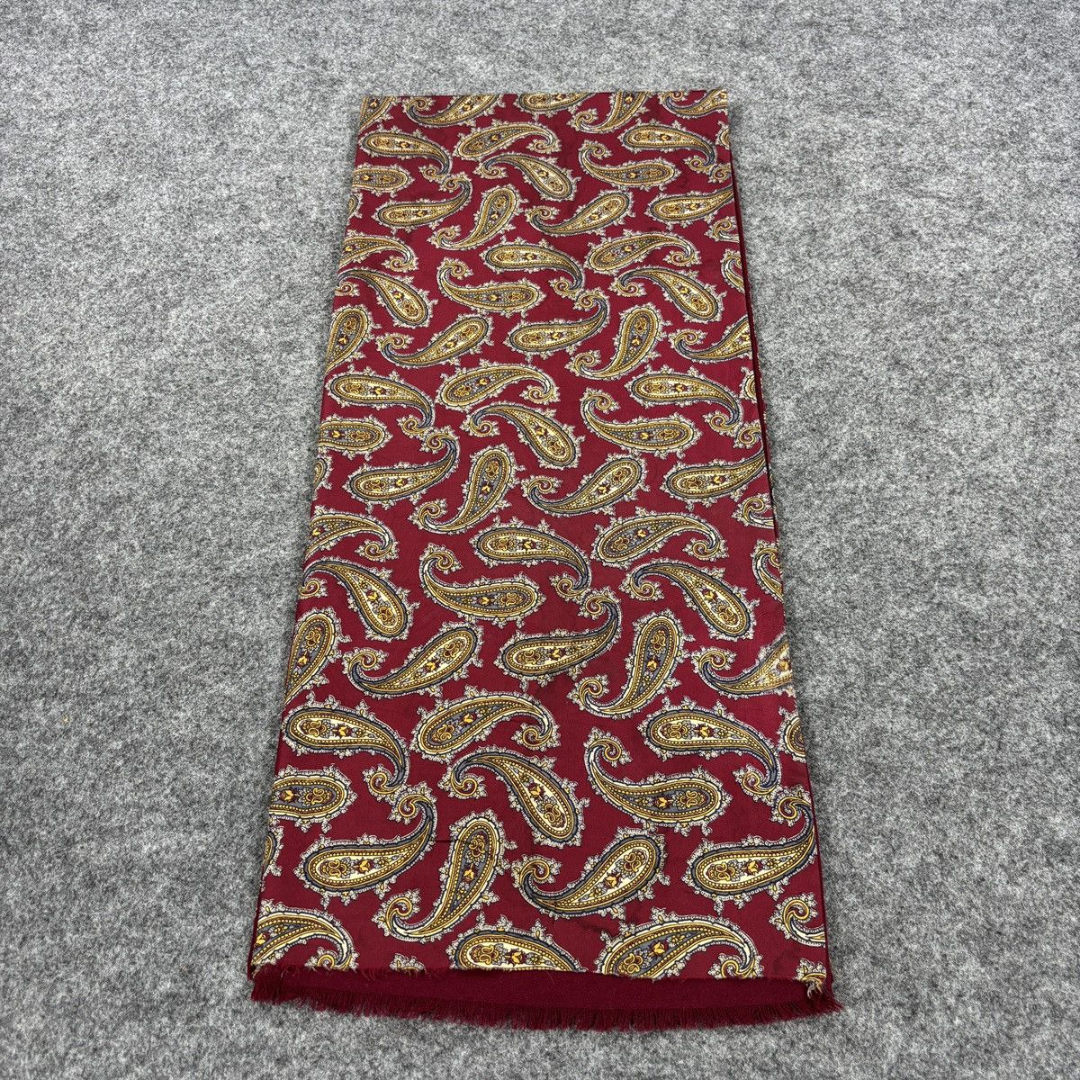 Vintage Paisleys Scarf # D797 # Muffler # Neckwear Size ONE SIZE - 5 Thumbnail