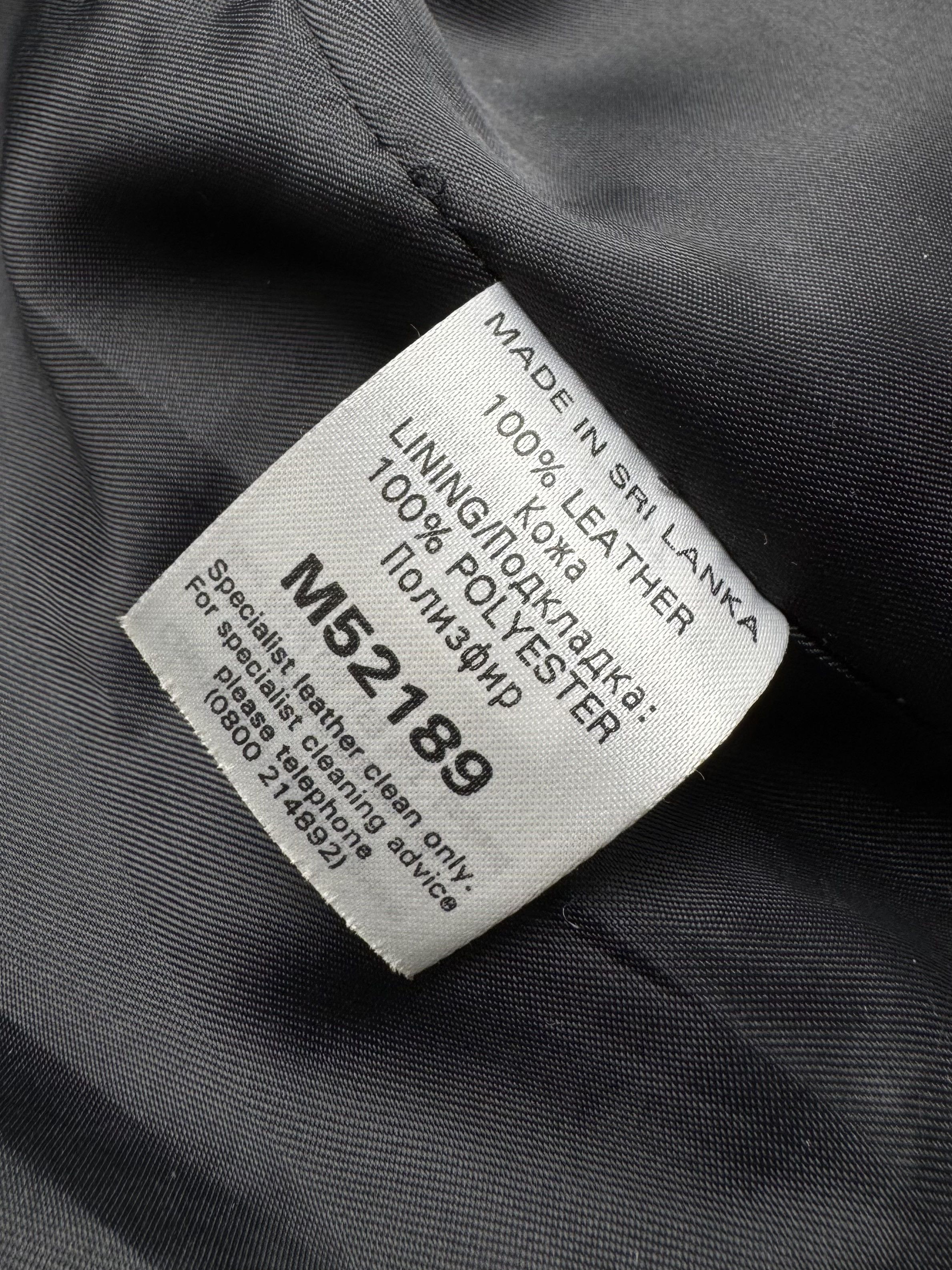 Vintage Vintage Leather Jacket C2(V481) Size XXS / US 00 / IT 34 - 7 Thumbnail