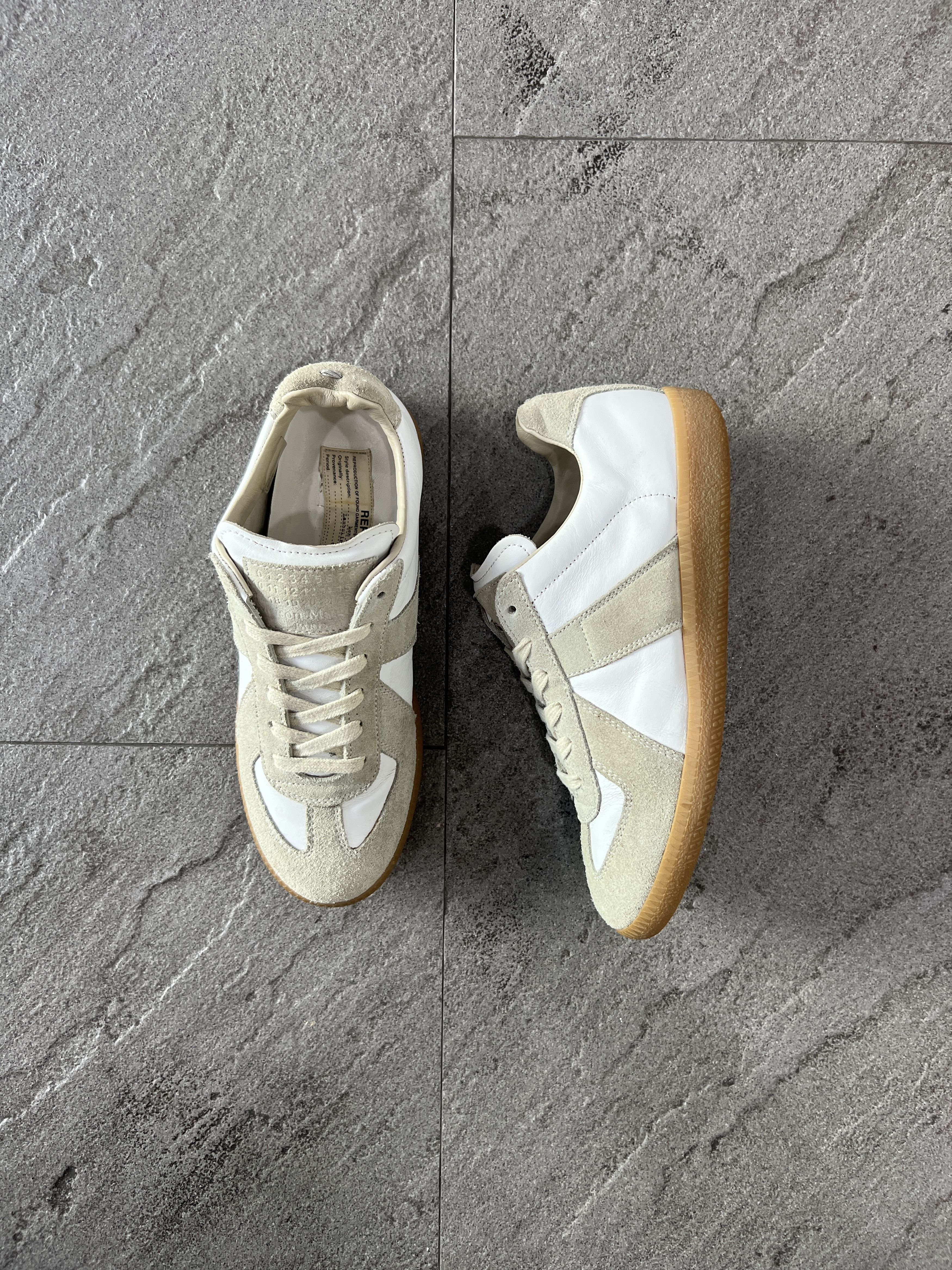 Maison Margiela Replica GAT White Beige Gum Sole EU 35.5