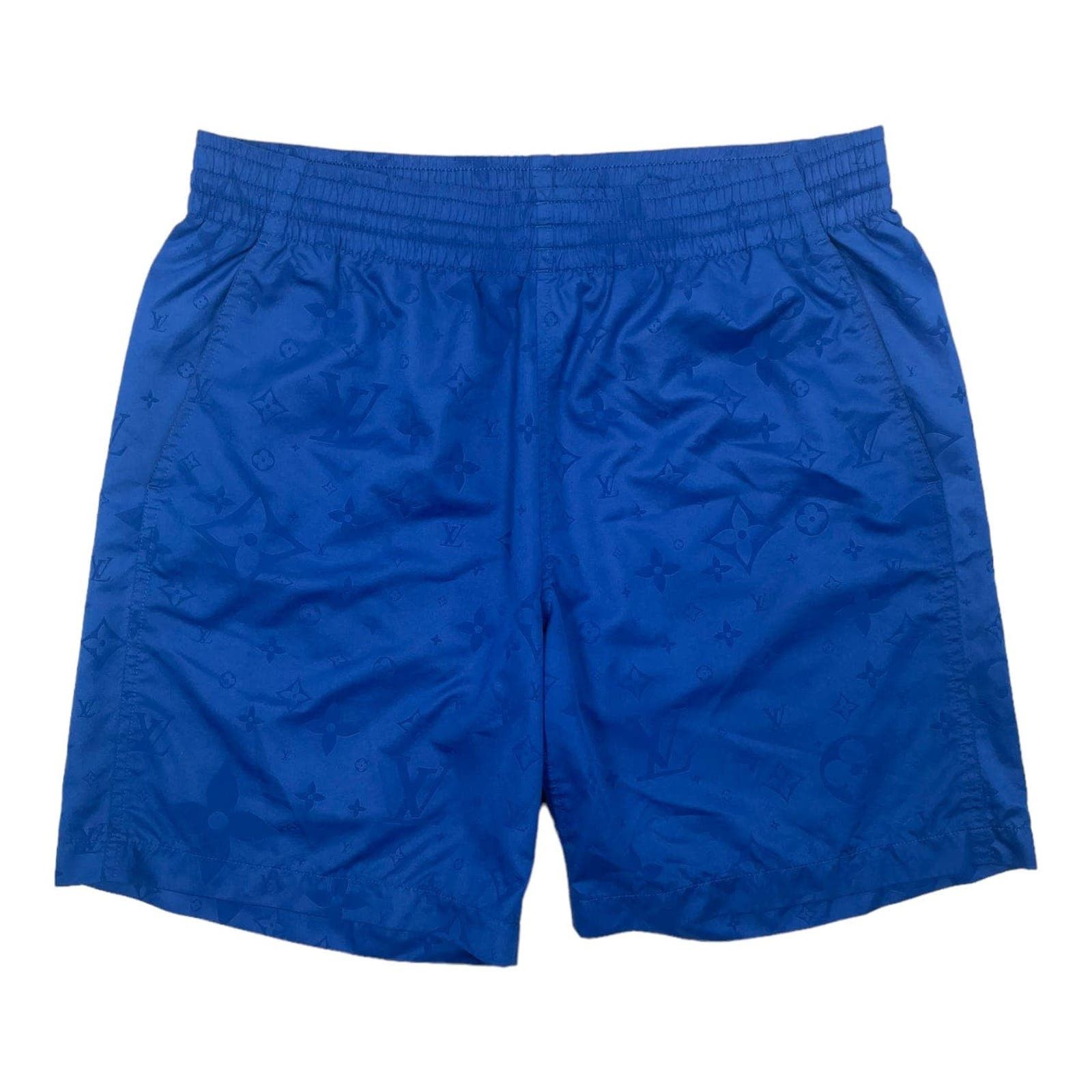 image of Louis Vuitton Signature Swim Board Shorts, Men's (Size 31)