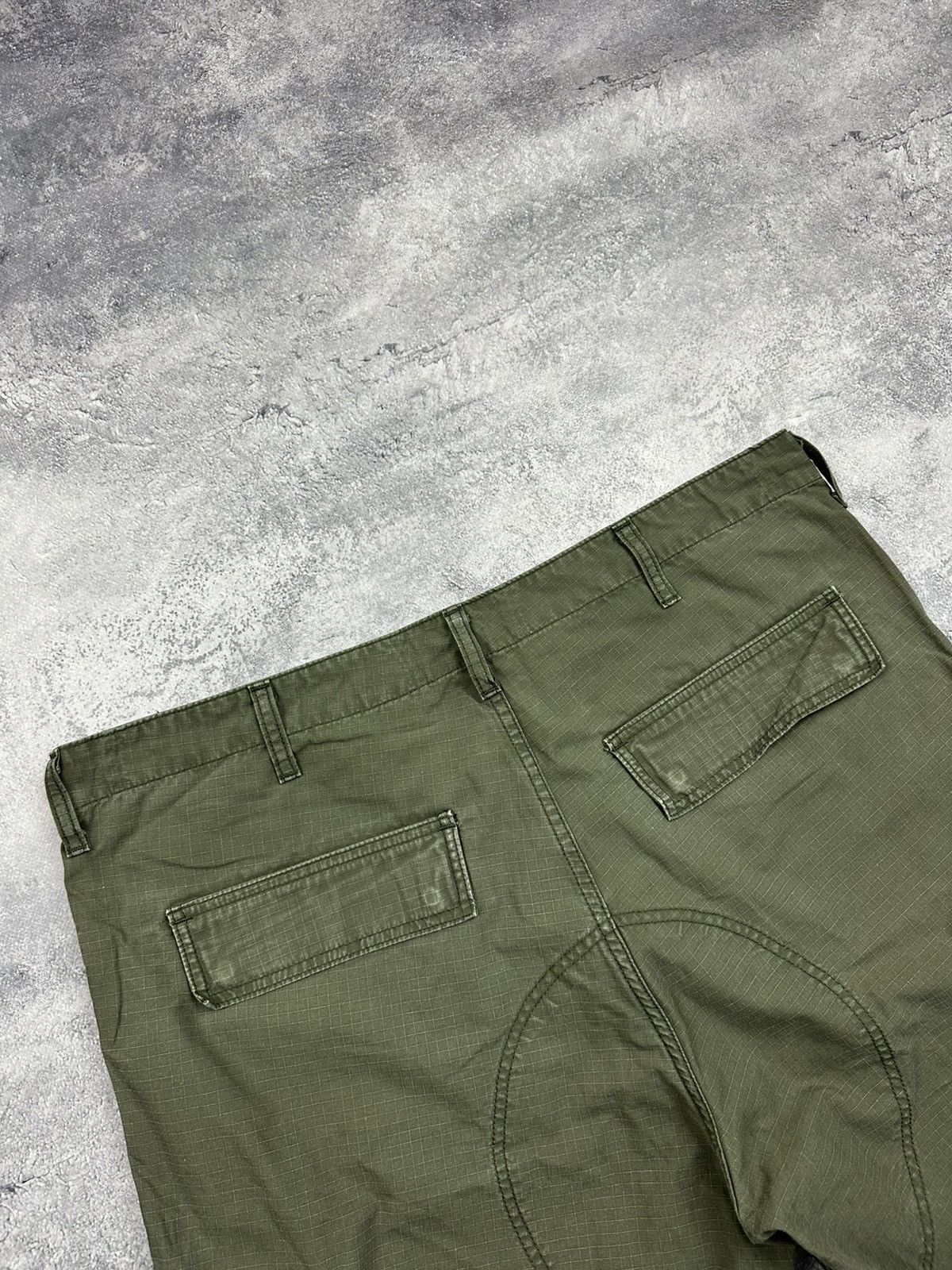 Carhartt Carhartt Vintage Green Cargo Shorts Workwear Y2K Logo Baggy Size US 38 / EU 54 - 17 Thumbnail
