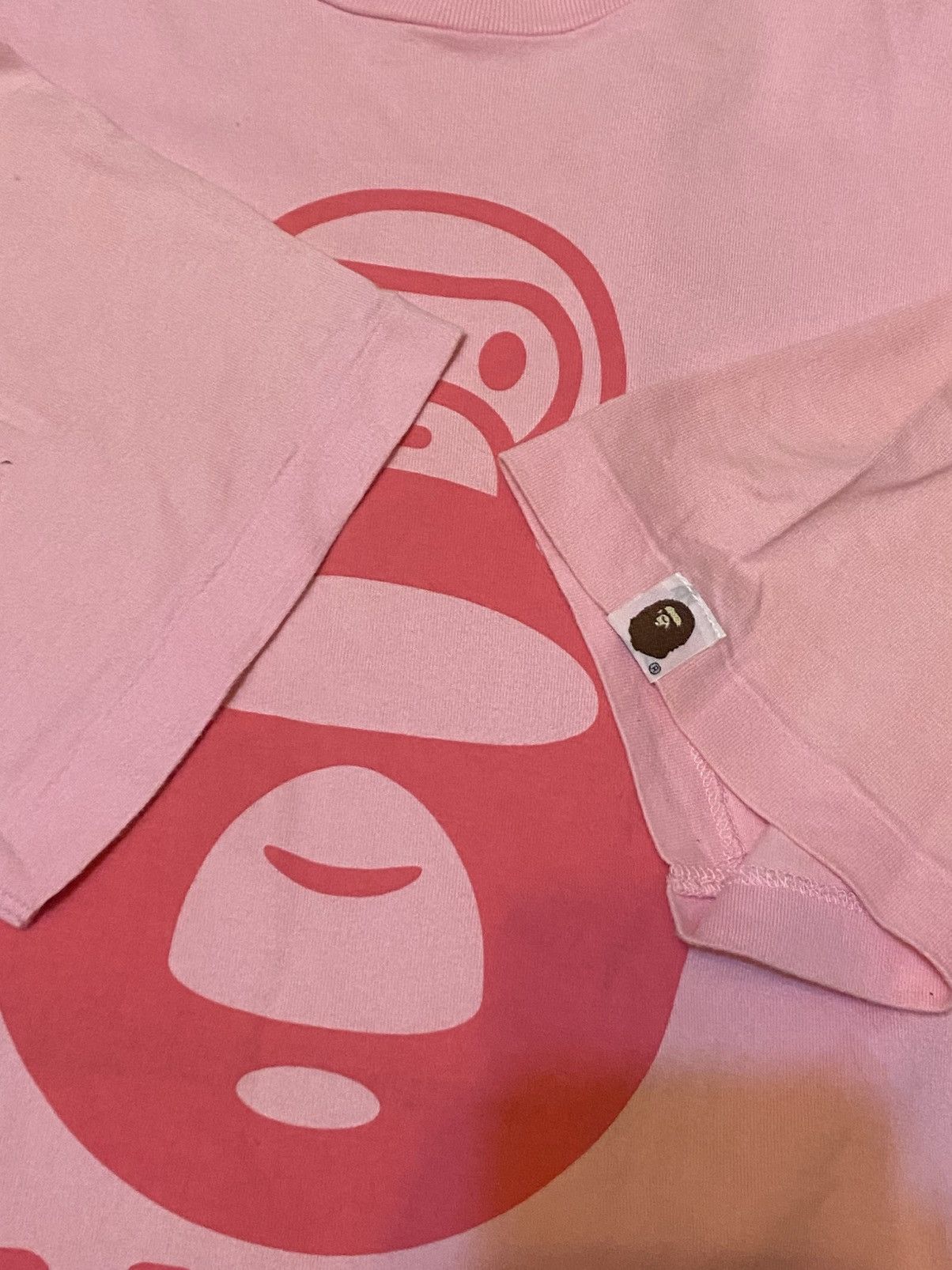Bape Vintage Bape Pink Tshirt Short Sleve Size US M / EU 48-50 / 2 - 9 Thumbnail