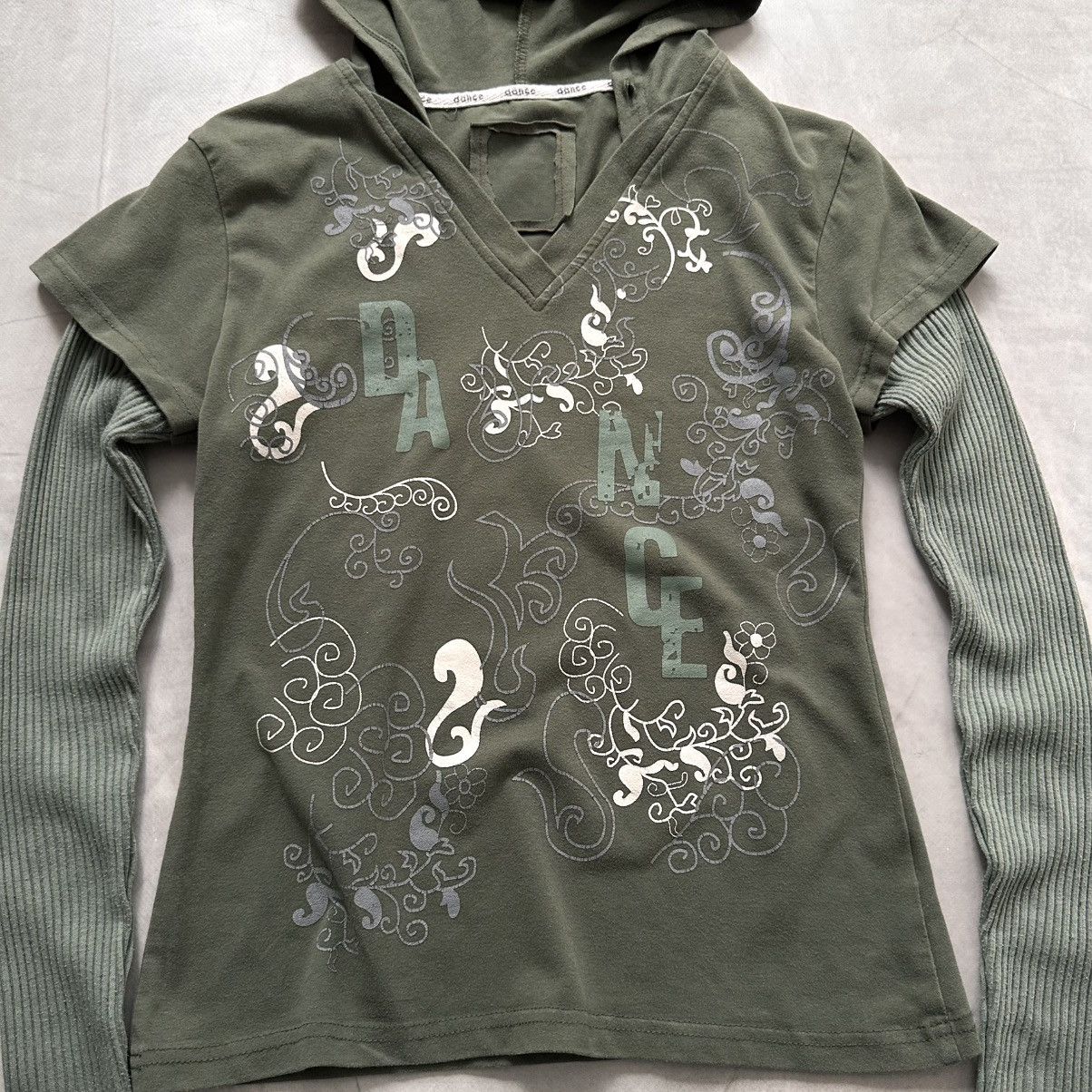 Hysteric Glamour Cute Floral Tribal Long Sleeve Hoodie Hysteric Glamour Vibe Size M / US 6-8 / IT 42-44 - 3 Thumbnail