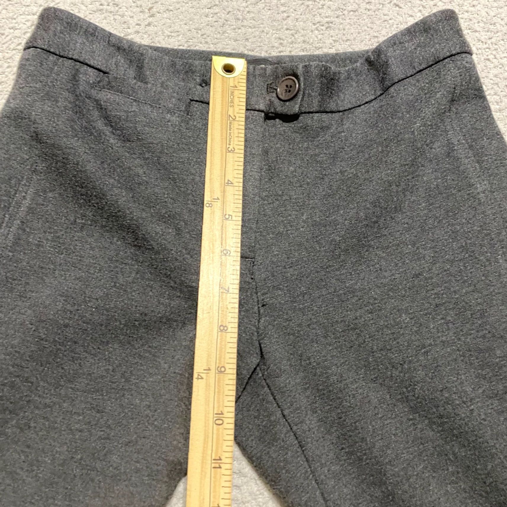 Talbots Talbots Pants Womens 0P Gray Dress Wide Leg Office Business Petite Mid Rise Size 25" / US 0 / IT 36 - 7 Thumbnail