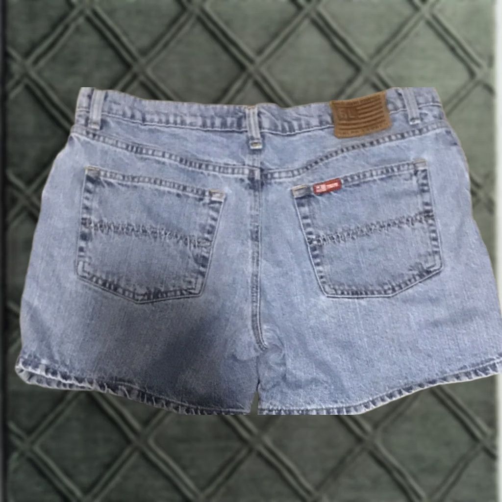 Polo Ralph Lauren VINTAGE Polo Ralph Lauren 5” SATURDAY Shorts Women's 5 pocket Jean Size 14 Cotton Denim Blue Stonewash 90s Mens Girls Size 36" / US 14 / IT 50 - 1 Thumbnail