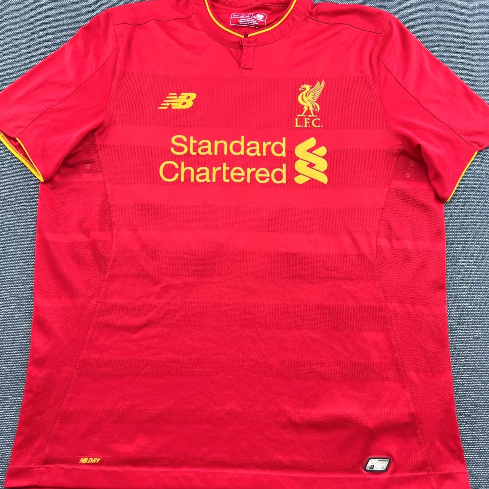 New Balance New Balance Liverpool 2016 2017 Home Lallana Men XL Football Jersey Shirt Short Sleeve Red Size US XL / EU 56 / 4 - 3 Thumbnail