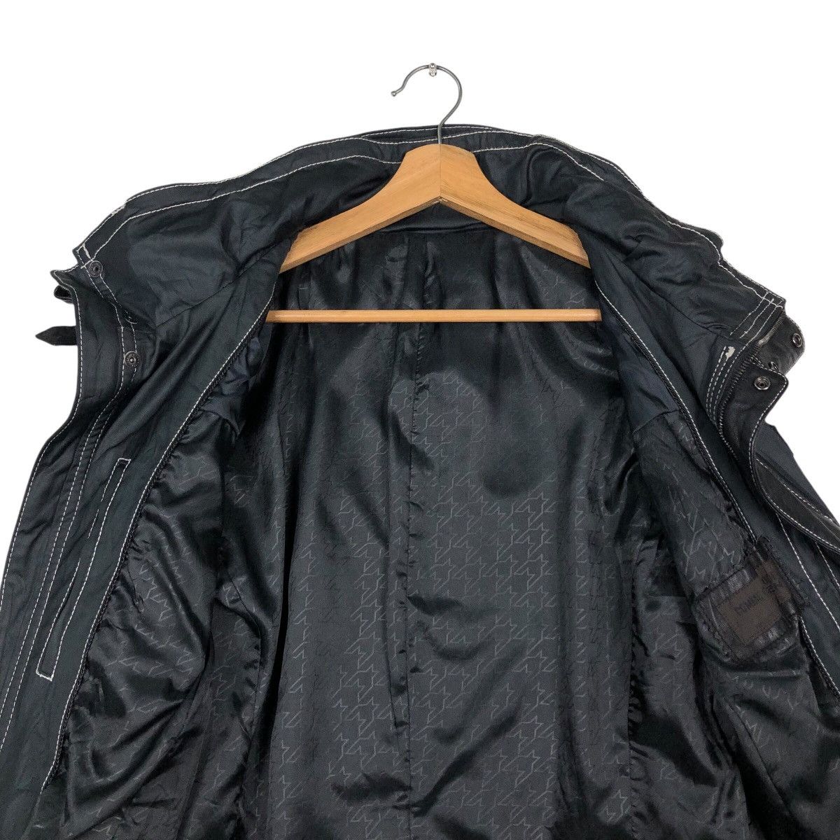 Japanese Brand 📌Cropped Biker Leather Jacket Comme Ca Du Mode Men Size US S / EU 44-46 / 1 - 15 Thumbnail