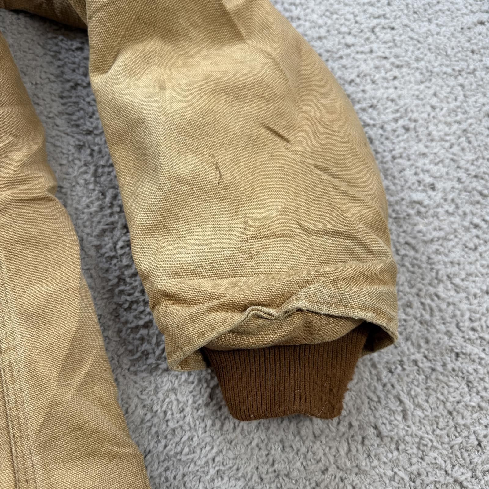 Carhartt Vintage Carhartt Duck Work Jacket Blanket Lined Tan L Size US L / EU 52-54 / 3 - 7 Thumbnail